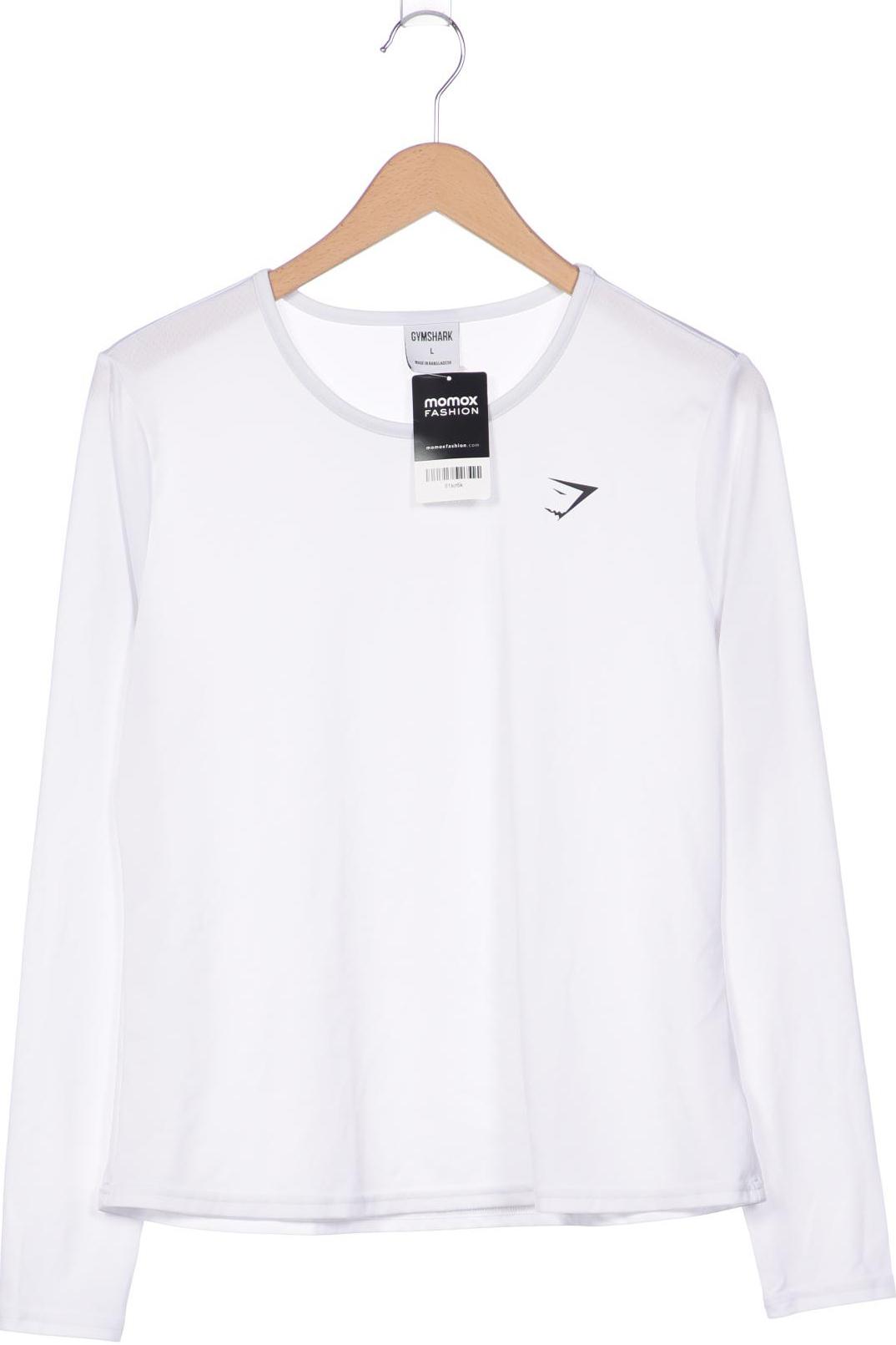 

Gymshark Damen Langarmshirt, weiß, Gr. 42