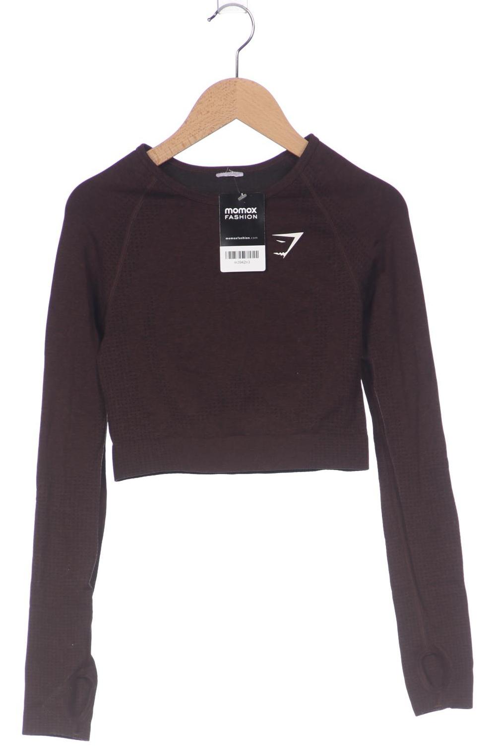 

Gymshark Damen Langarmshirt, bordeaux, Gr. 34