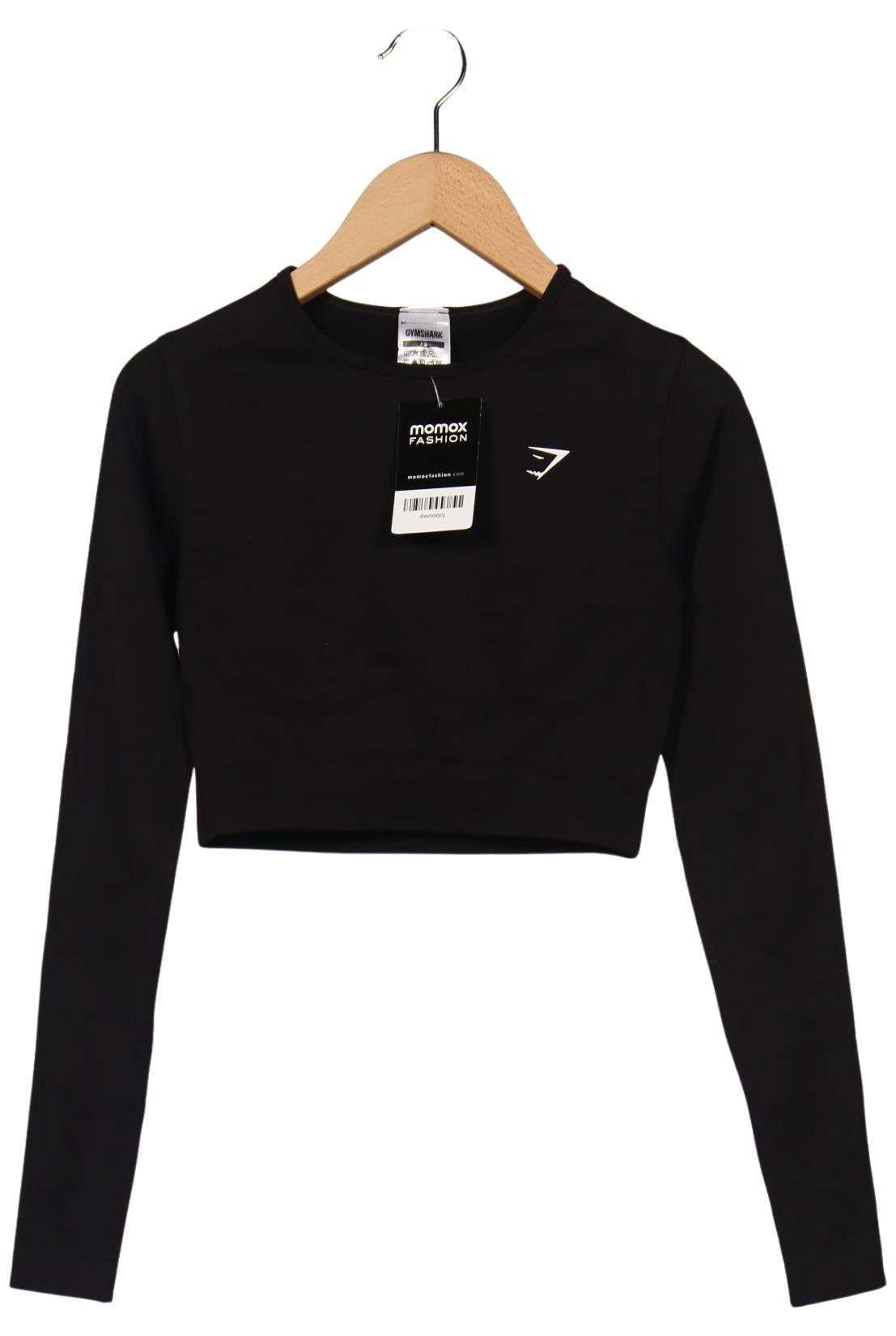 

Gymshark Damen Langarmshirt, schwarz, Gr. 34