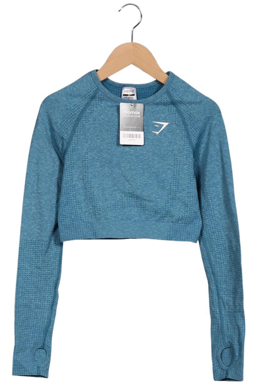 

Gymshark Damen Langarmshirt, blau, Gr. 36