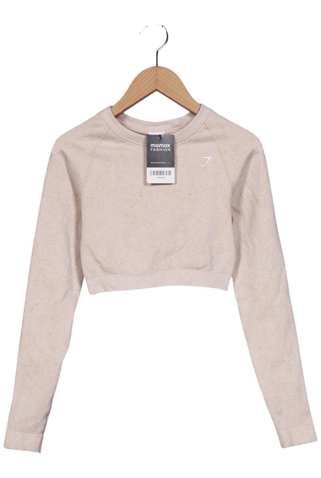 

Gymshark Damen Langarmshirt, beige, Gr. 36