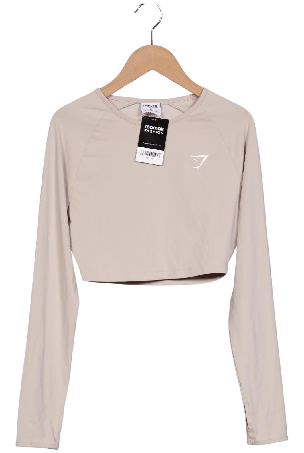 

Gymshark Damen Langarmshirt, beige, Gr. 34