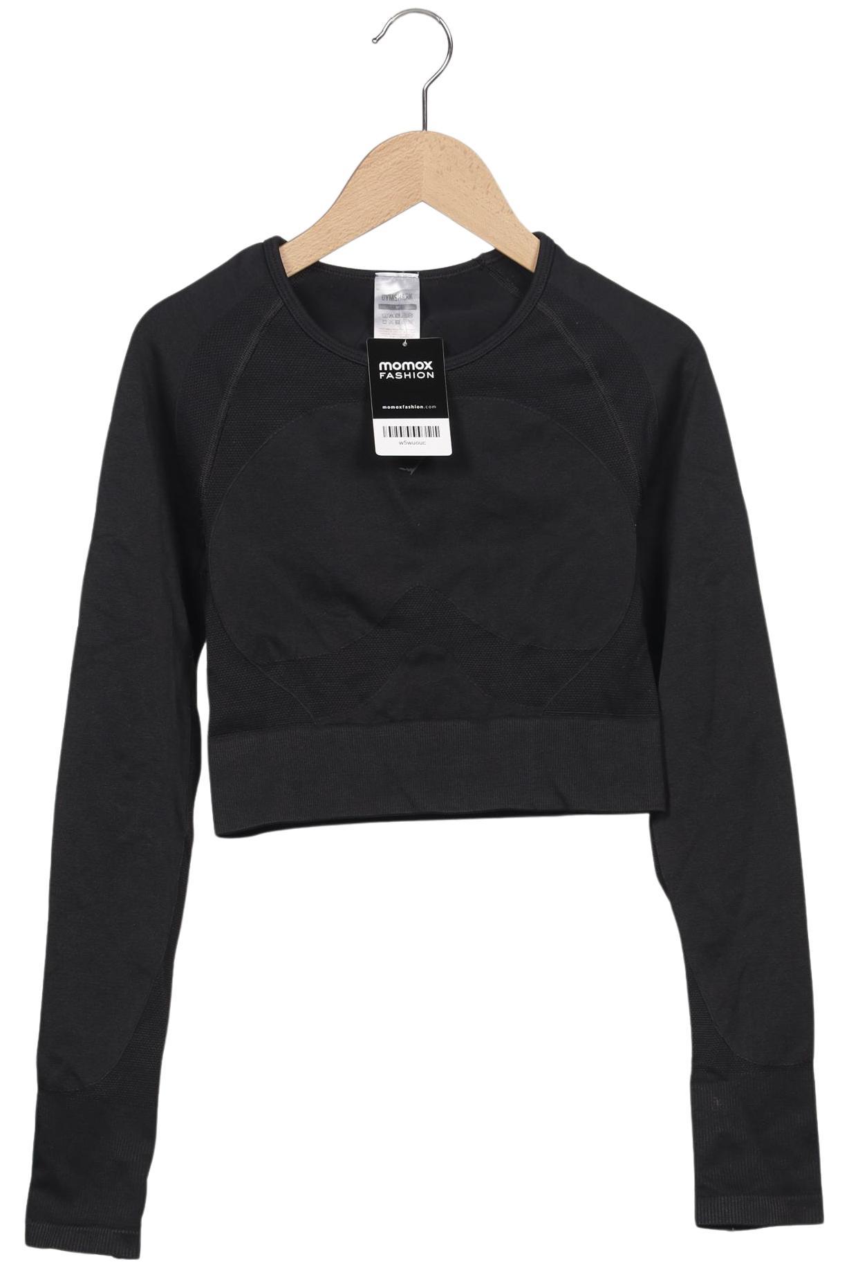 

Gymshark Damen Langarmshirt, schwarz, Gr. 38