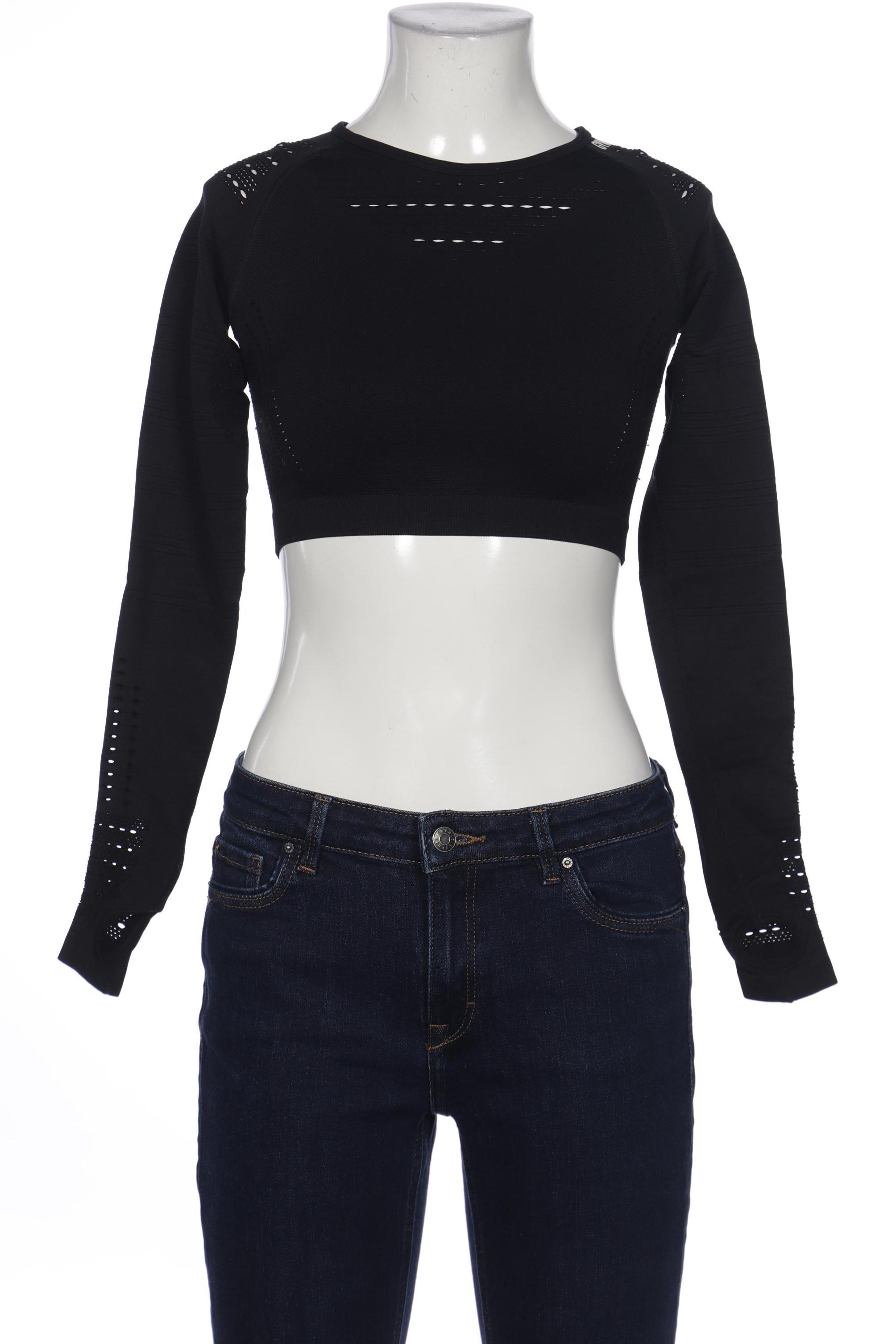 

Gymshark Damen Langarmshirt, schwarz