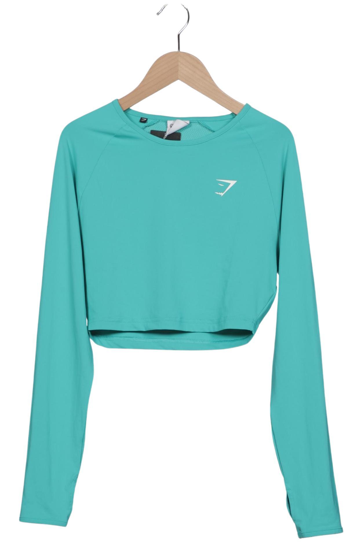 

Gymshark Damen Langarmshirt, türkis, Gr. 36