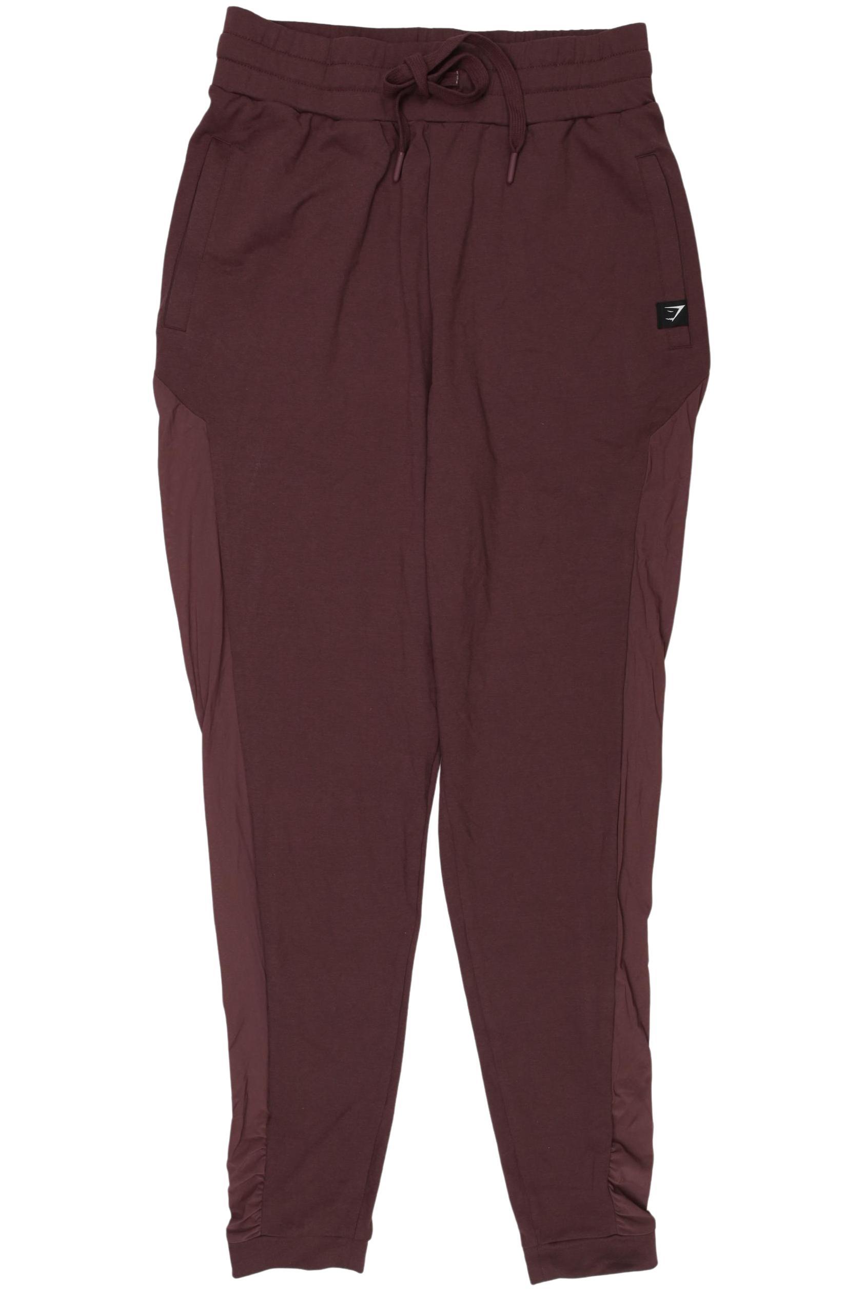 

Gymshark Damen Stoffhose, bordeaux, Gr. 0