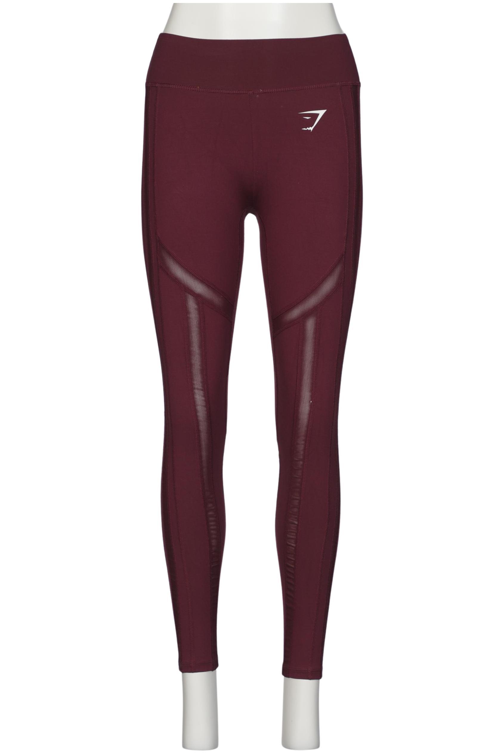 

Gymshark Damen Stoffhose, bordeaux, Gr. 0