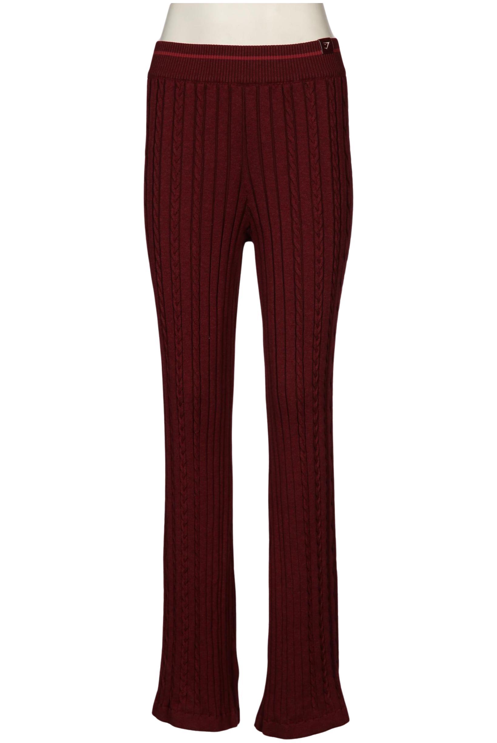 

Gymshark Damen Stoffhose, bordeaux, Gr. 0
