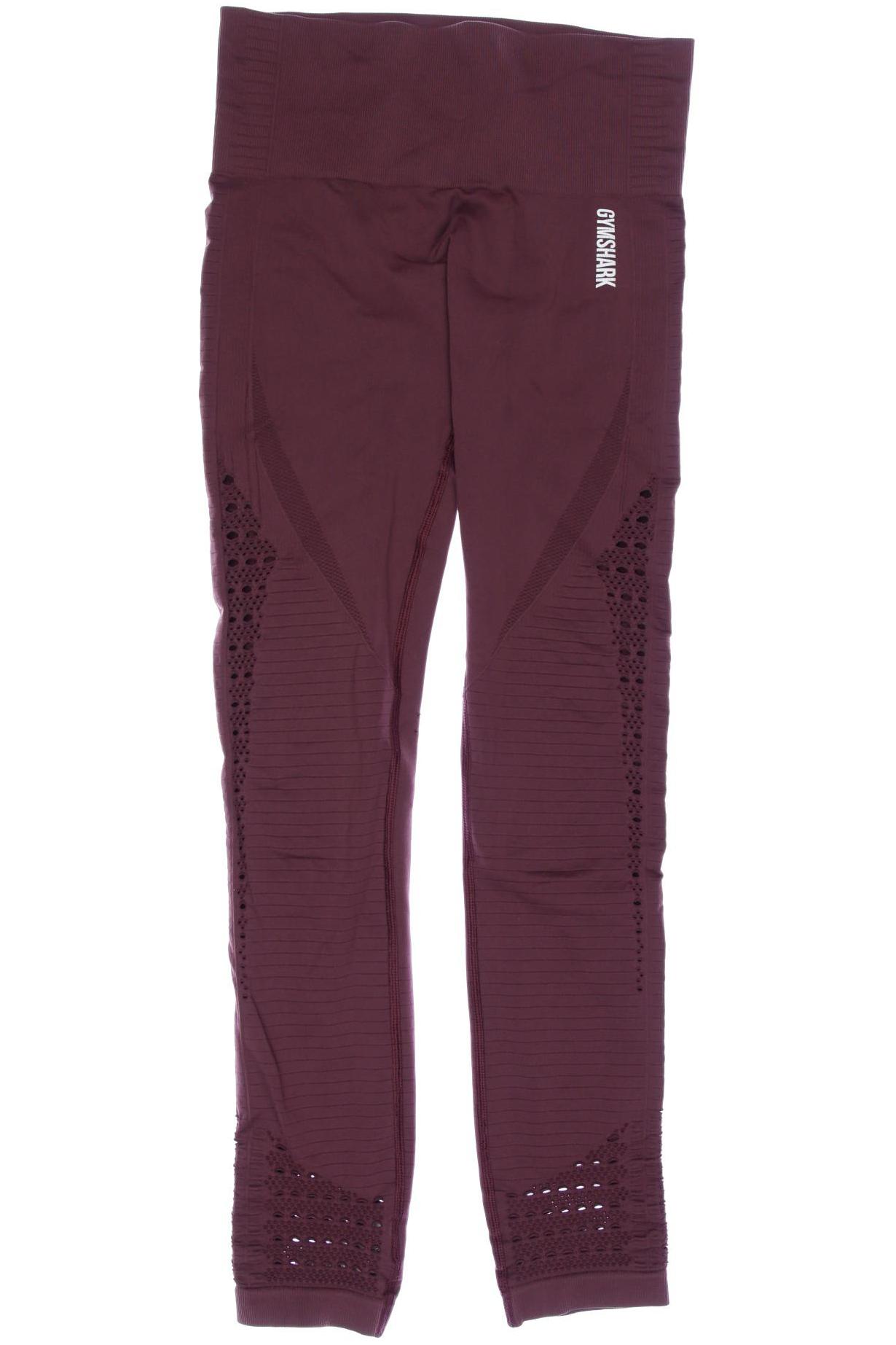 

Gymshark Damen Stoffhose, bordeaux, Gr. 0