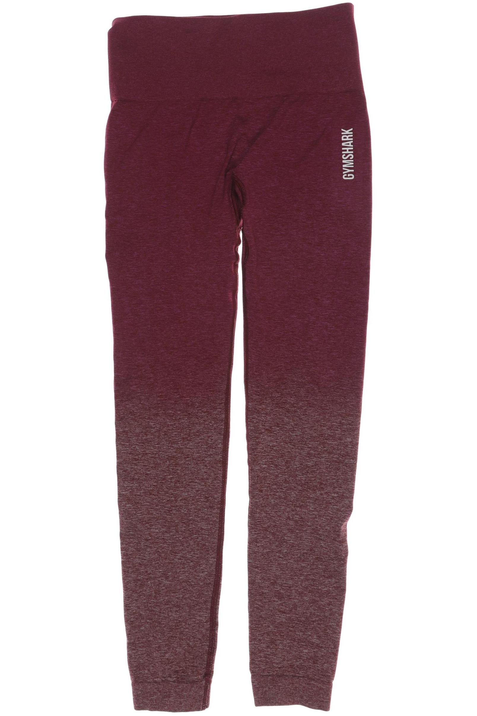 

Gymshark Damen Stoffhose, bordeaux, Gr. 0