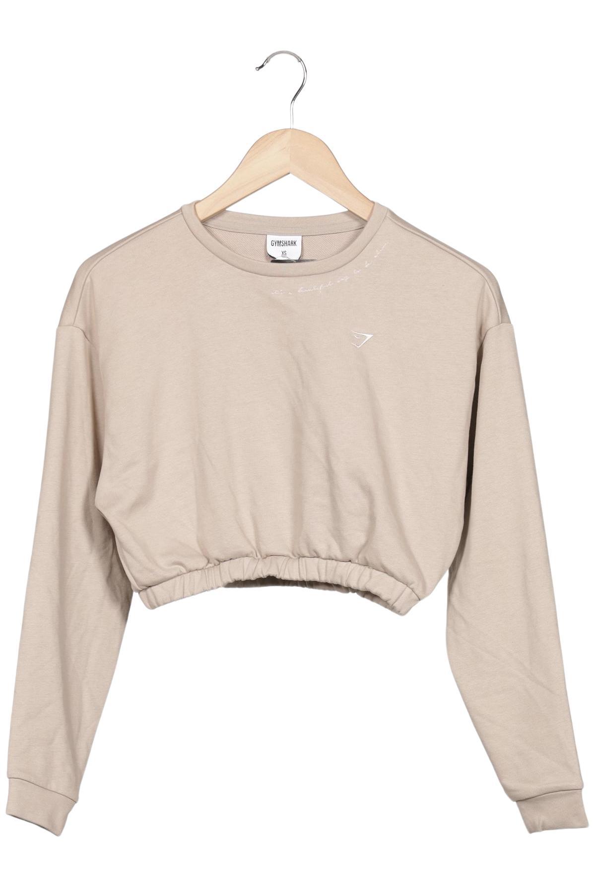 

Gymshark Damen Sweatshirt, beige, Gr. 34