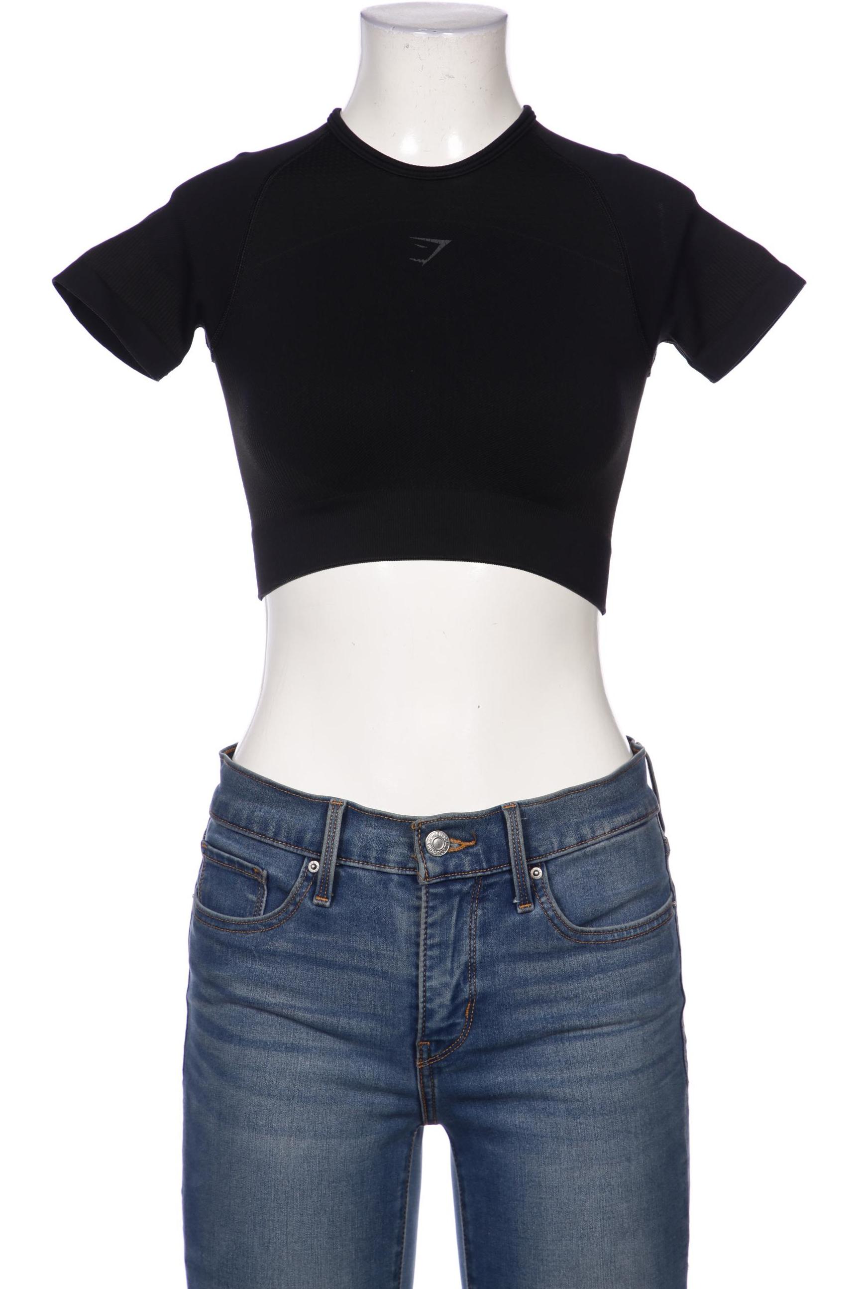 

Gymshark Damen T-Shirt, schwarz