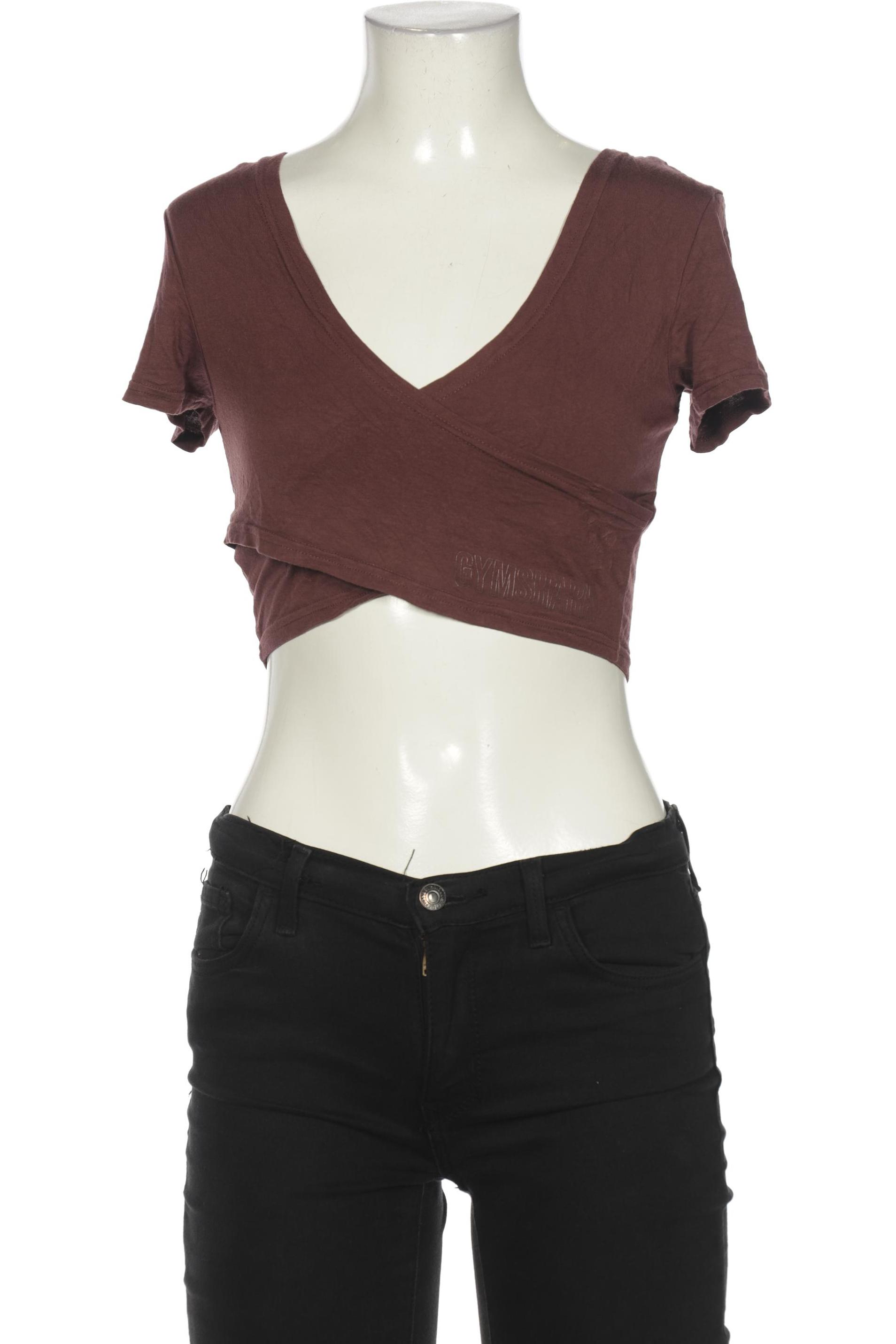 

Gymshark Damen T-Shirt, bordeaux, Gr. 34
