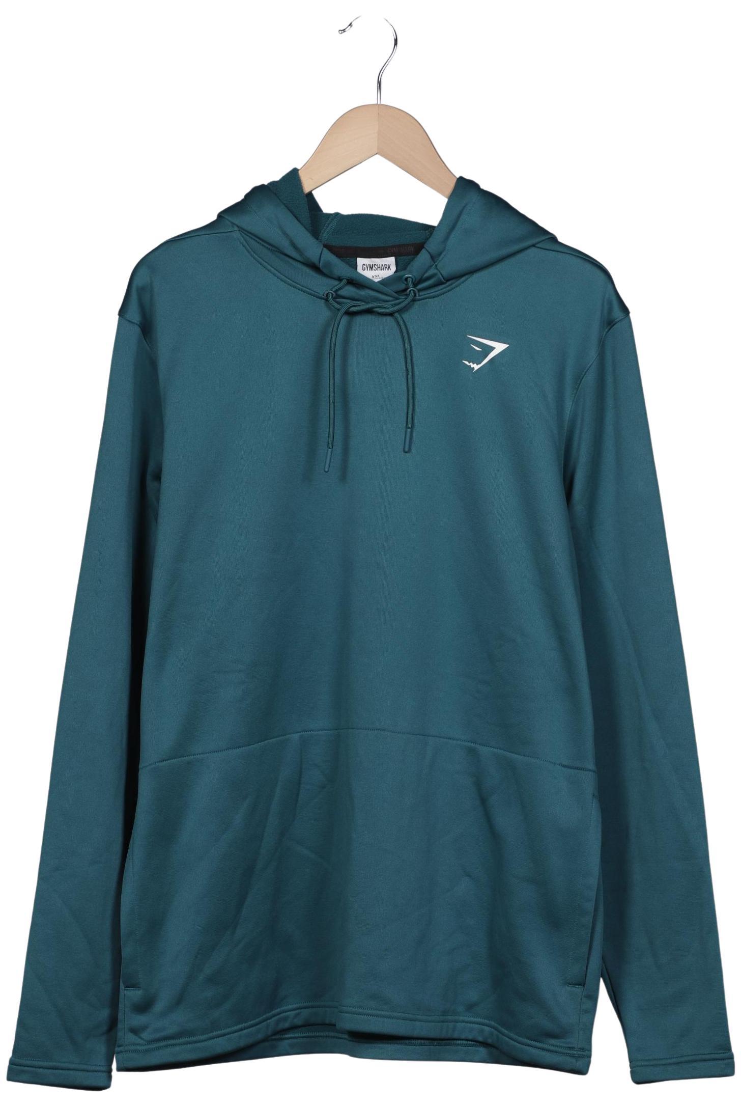 Thumbnail - Gymshark Herren Kapuzenpullover, türkis, Gr. 56