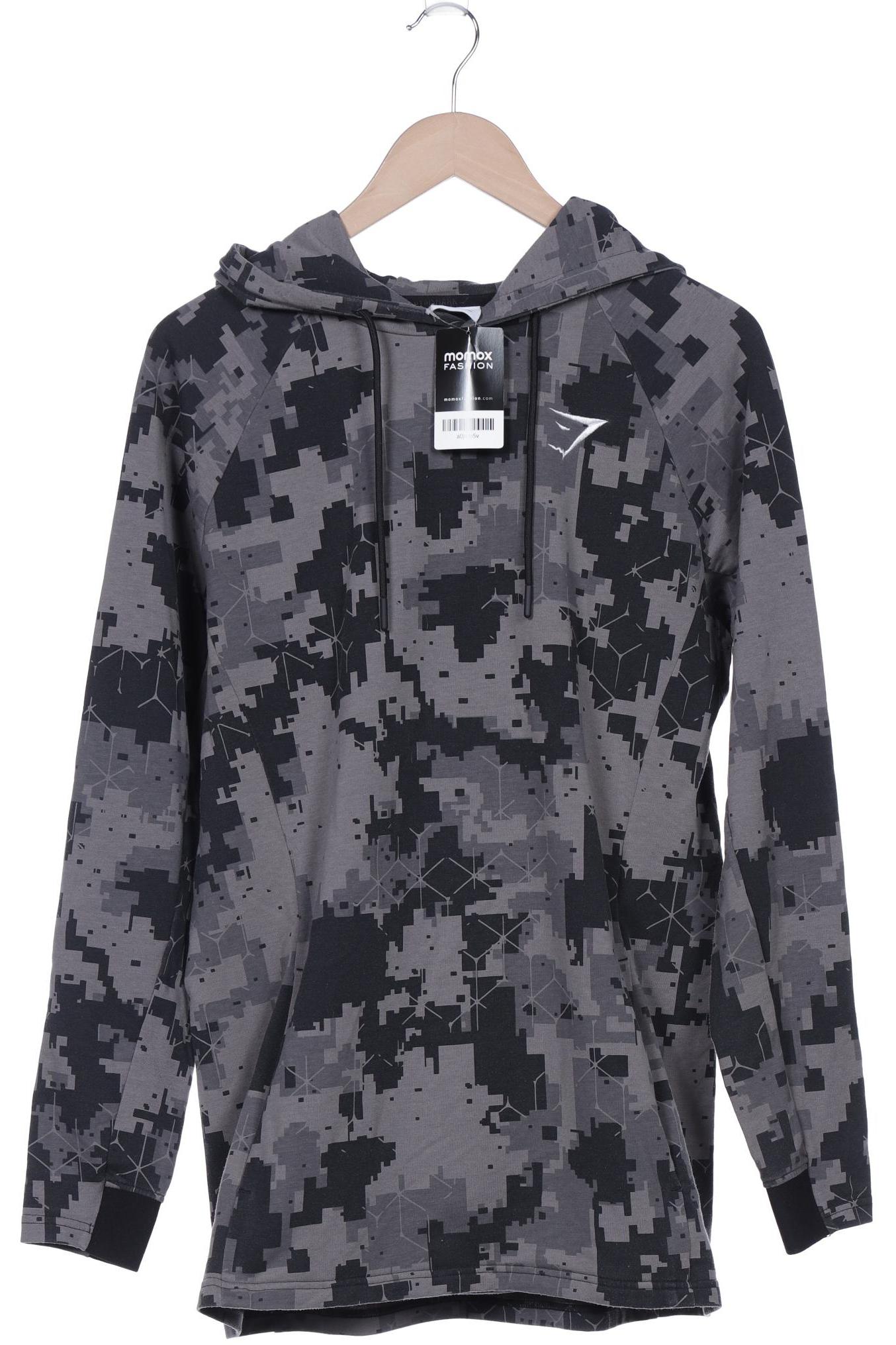 

Gymshark Herren Kapuzenpullover, grau, Gr. 48