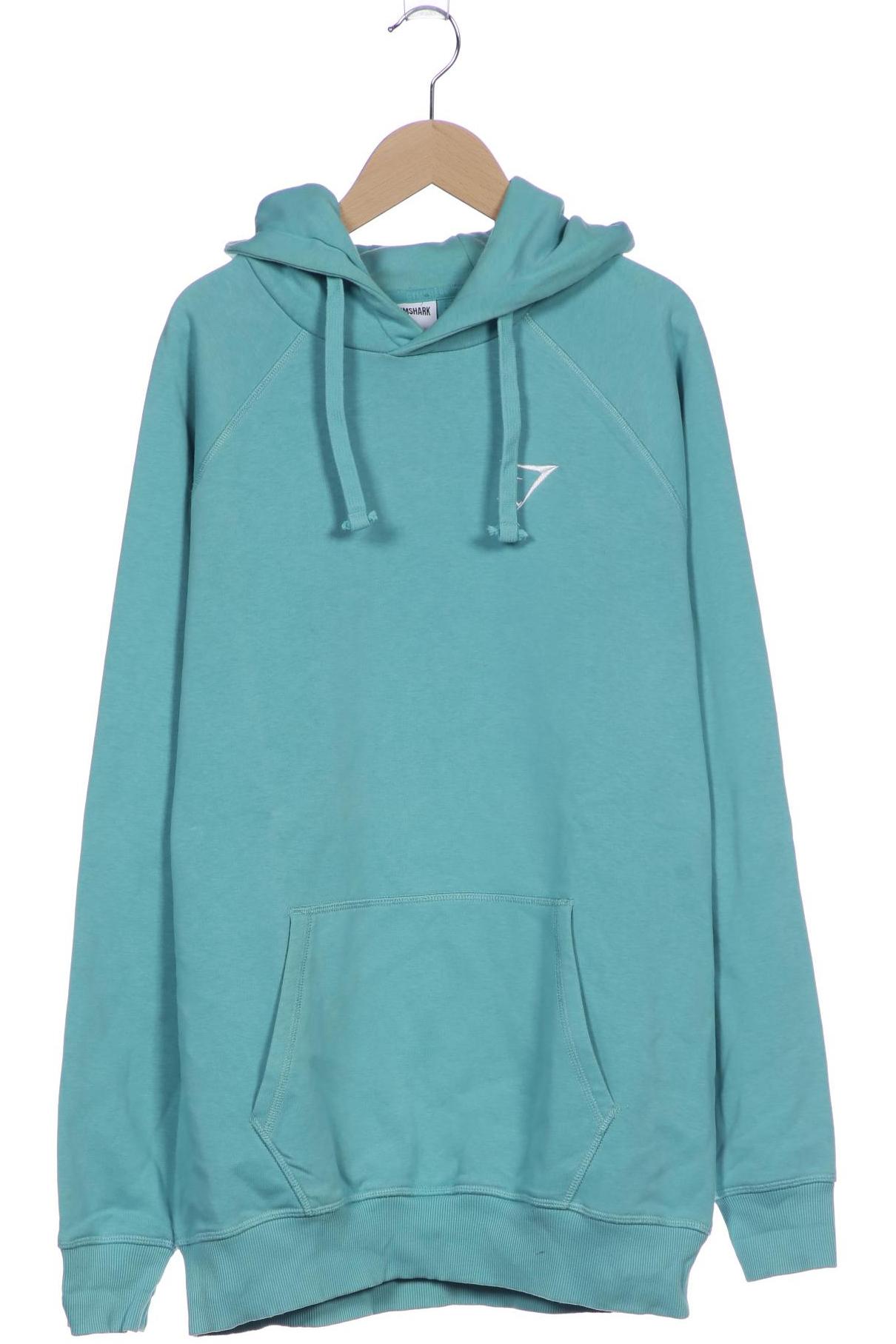 

Gymshark Herren Kapuzenpullover, türkis, Gr. 48