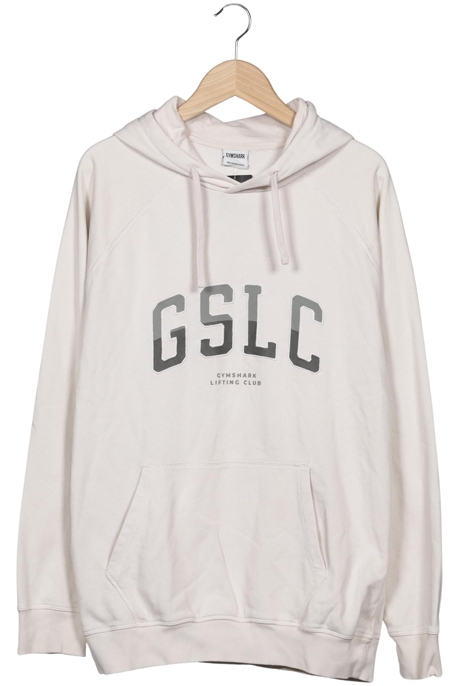 

Gymshark Herren Kapuzenpullover, cremeweiß, Gr. 54