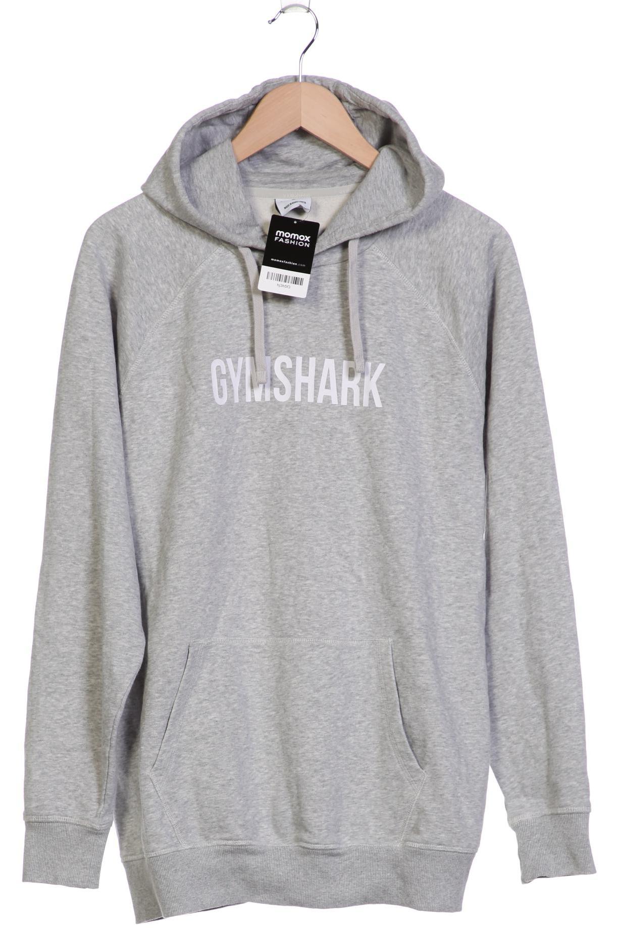 

Gymshark Herren Kapuzenpullover, grau, Gr. 48