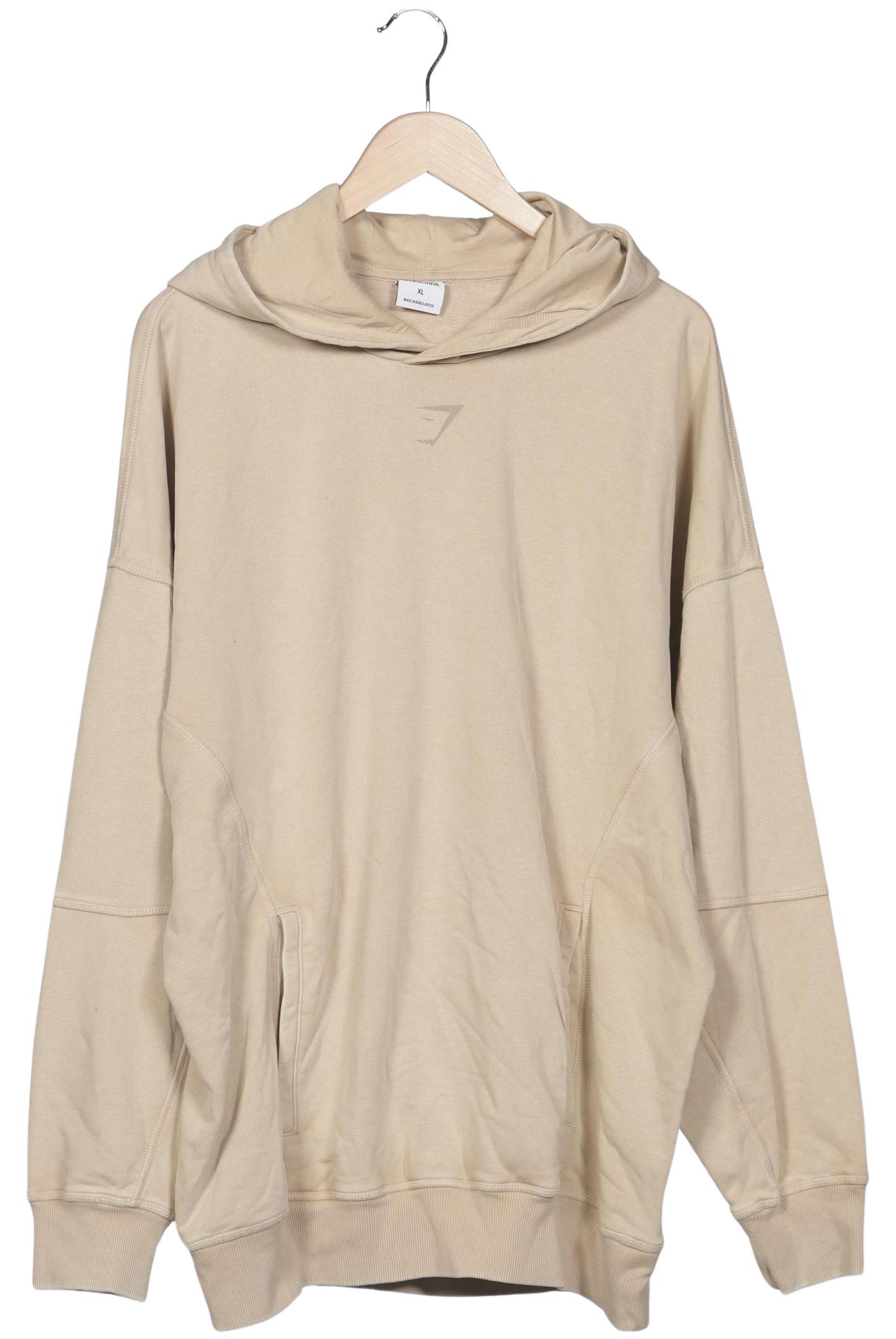 Thumbnail - Gymshark Herren Kapuzenpullover, beige, Gr. 54