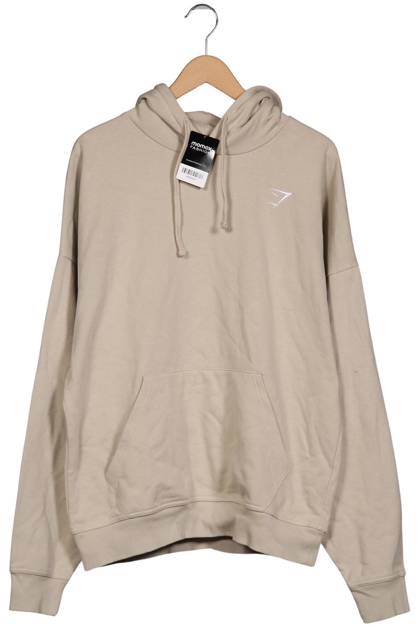 

Gymshark Herren Kapuzenpullover, beige, Gr. 54