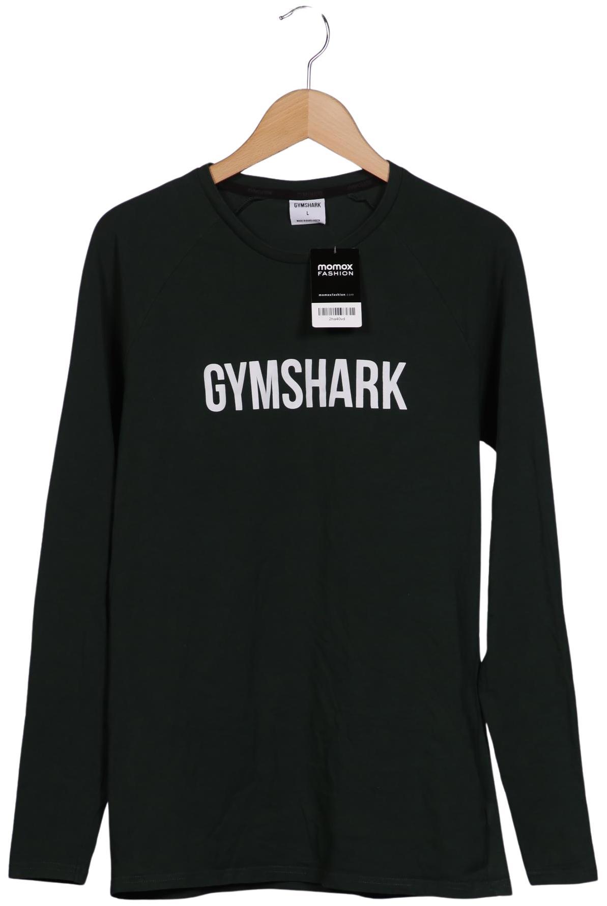

Gymshark Herren Langarmshirt, grün, Gr. 52