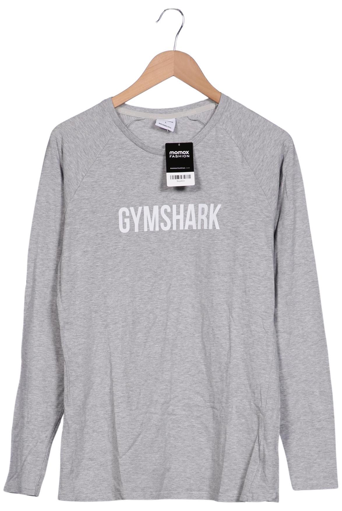 

Gymshark Herren Langarmshirt, grau, Gr. 52