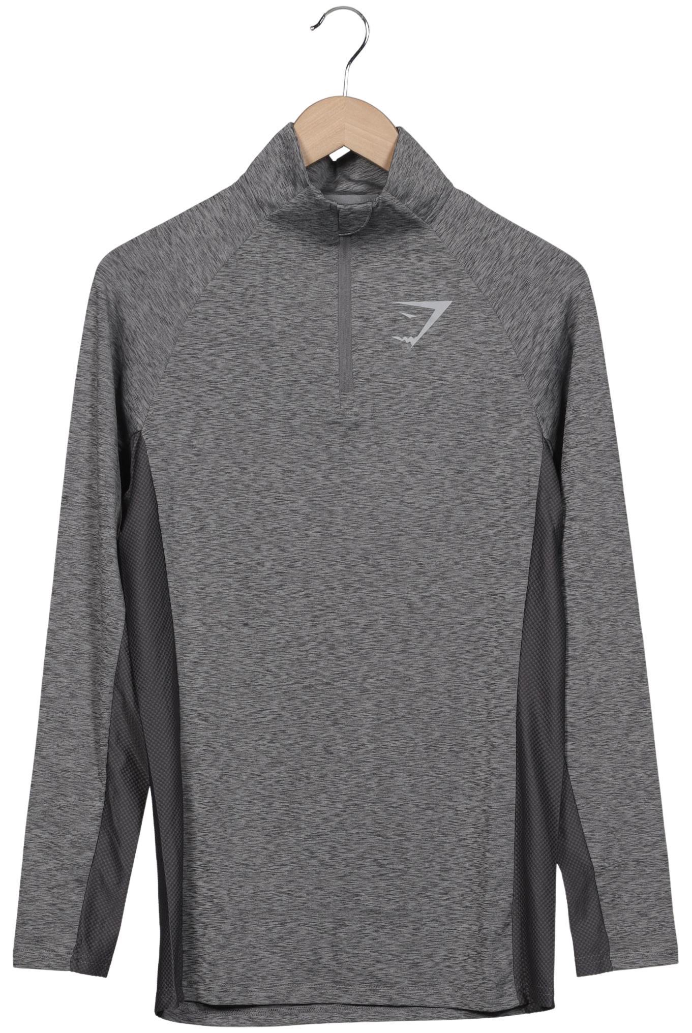 

Gymshark Herren Langarmshirt, grau, Gr. 48
