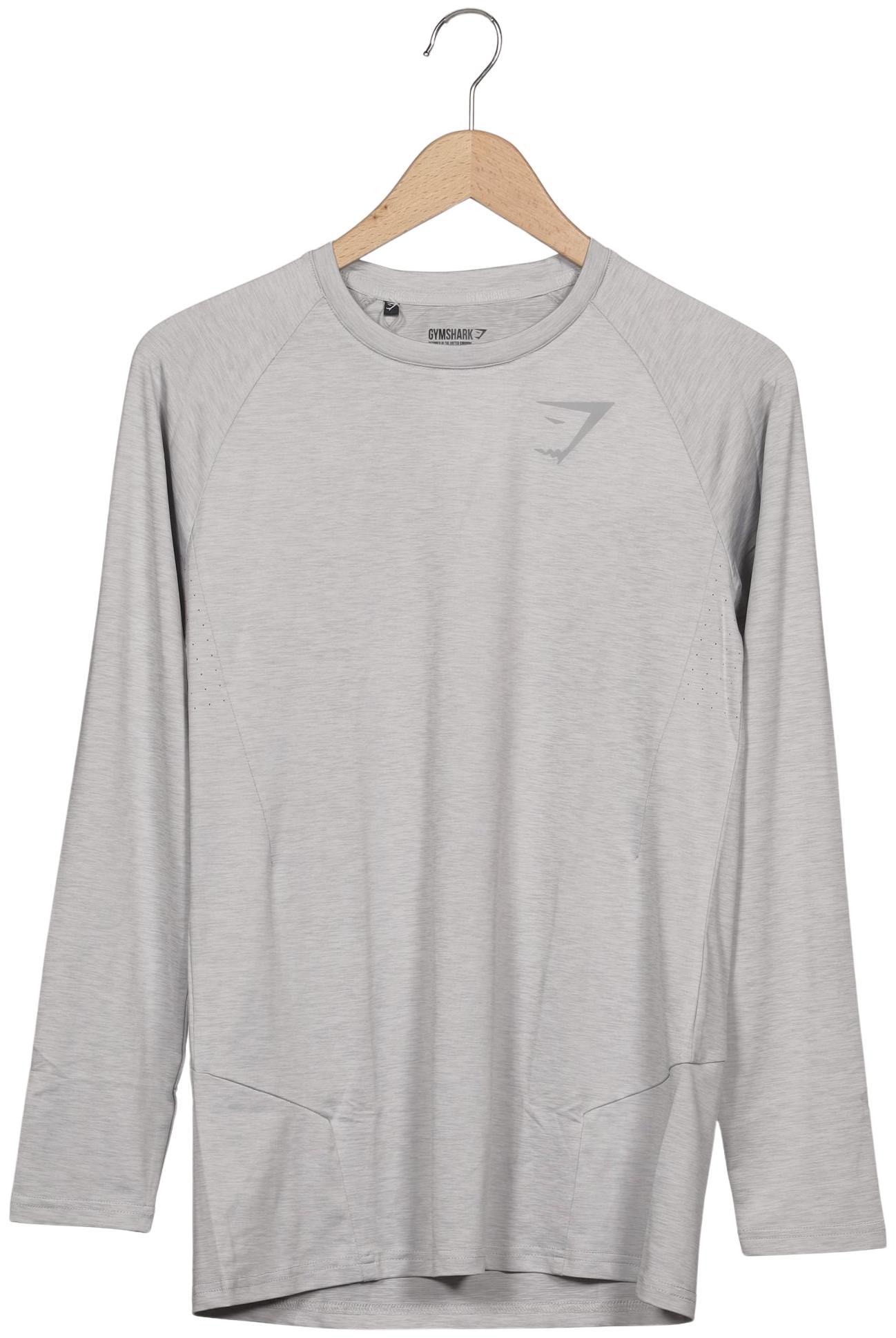 

Gymshark Herren Langarmshirt, grau, Gr. 48