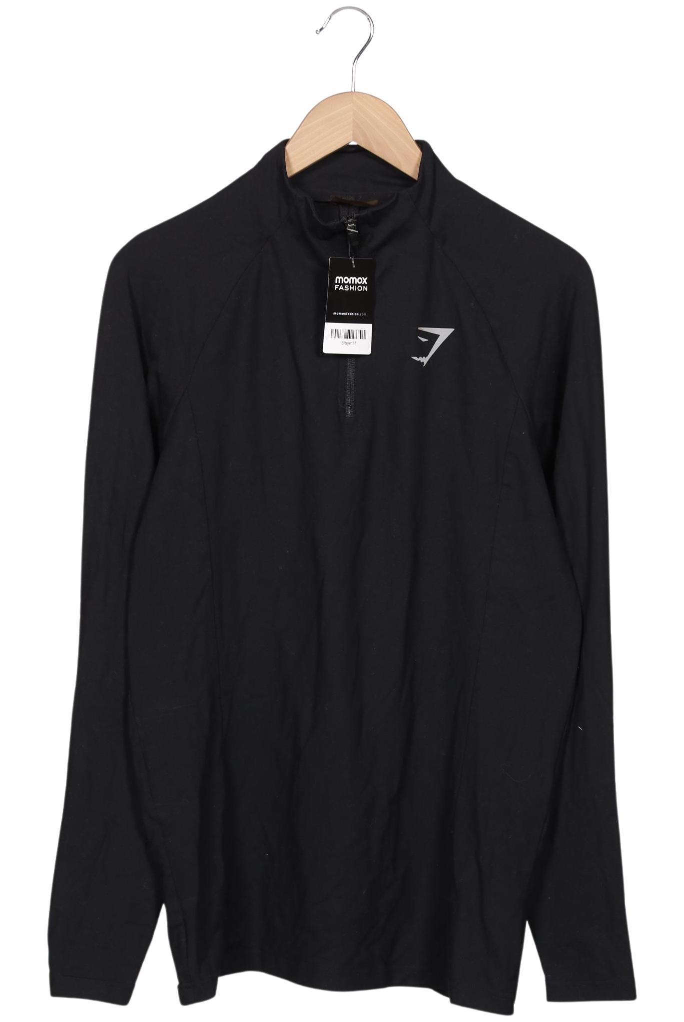 Thumbnail - Gymshark Herren Langarmshirt, schwarz, Gr. 48