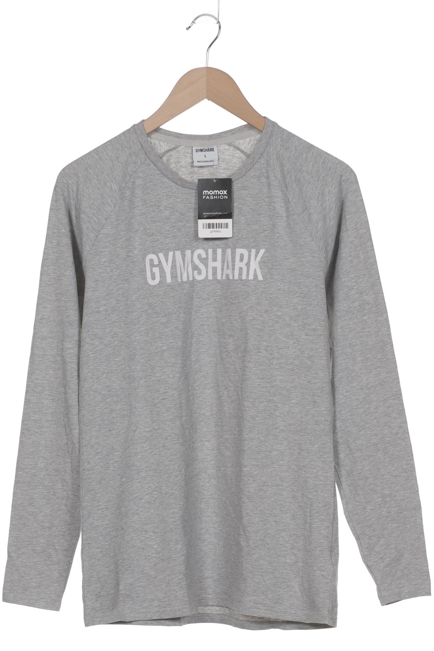 

Gymshark Herren Langarmshirt, grau, Gr. 52