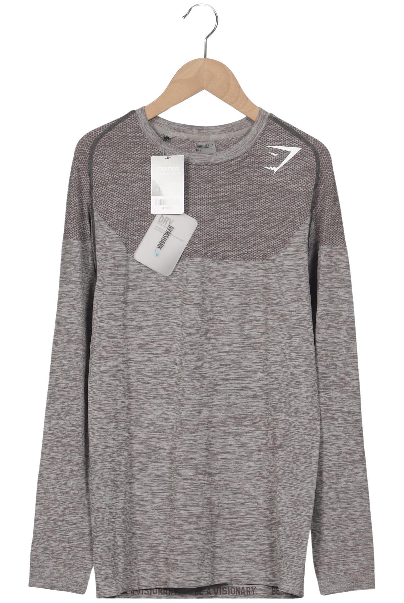 

Gymshark Herren Langarmshirt, grau, Gr. 48