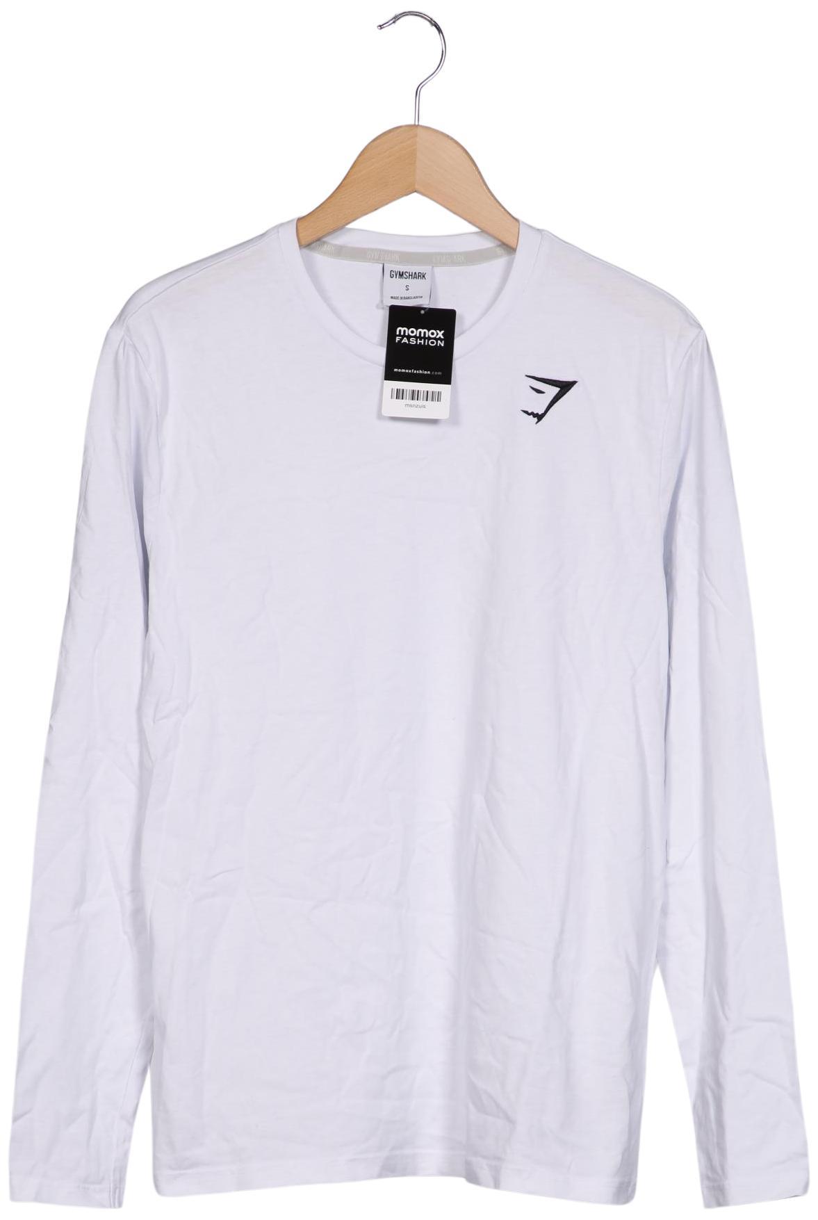 

Gymshark Herren Langarmshirt, weiß, Gr. 46