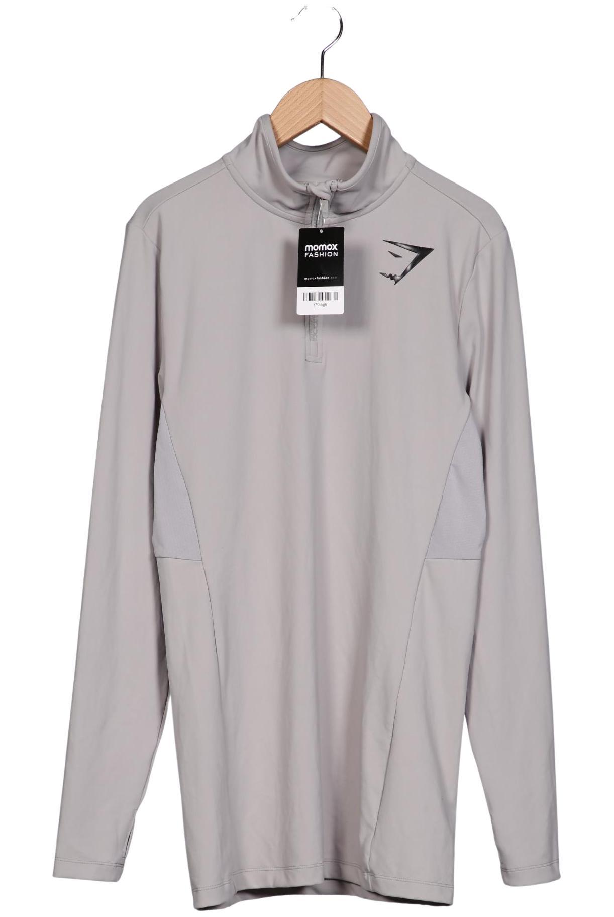 

Gymshark Herren Langarmshirt, grau, Gr. 48