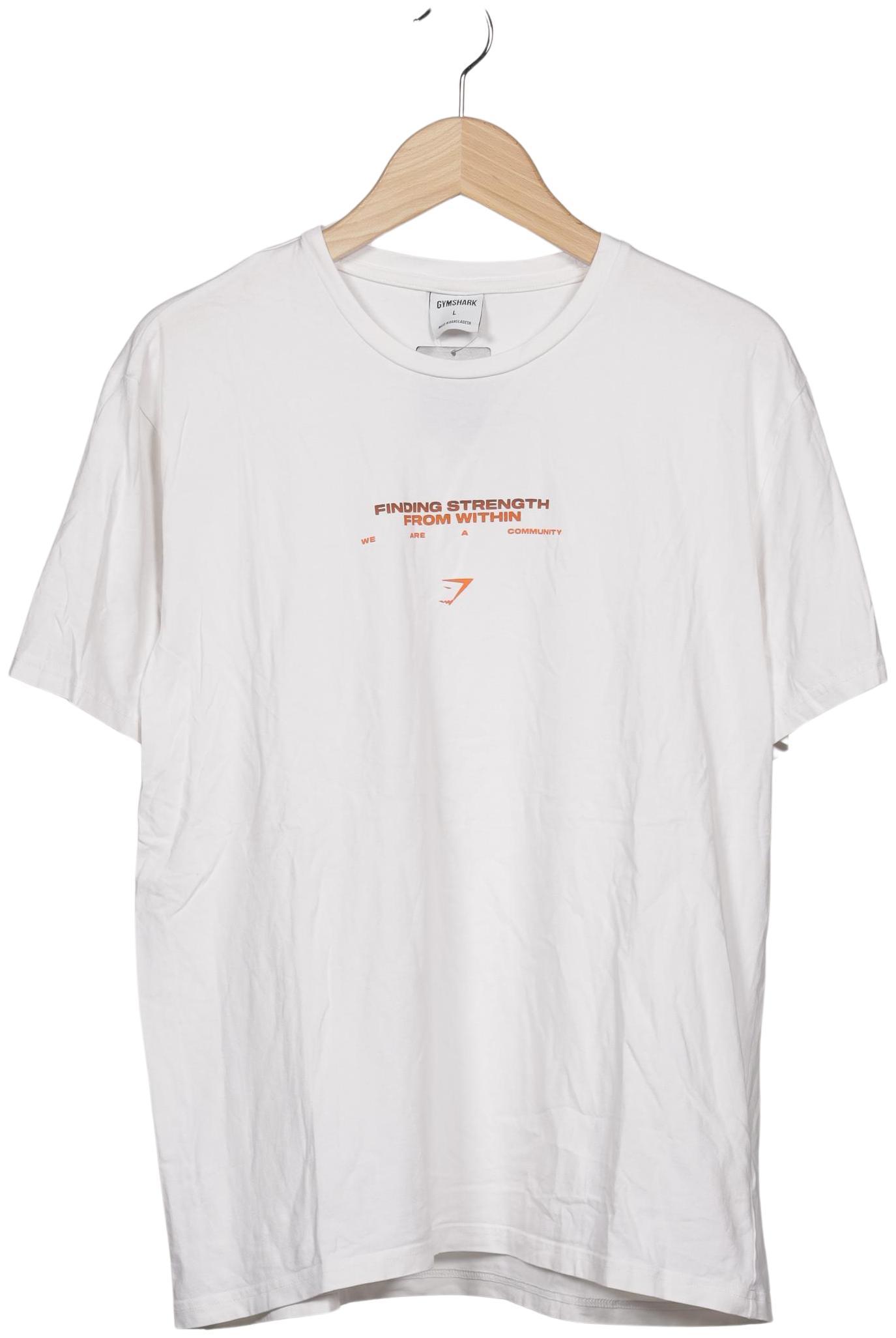 

Gymshark Herren T-Shirt, weiß, Gr. 52