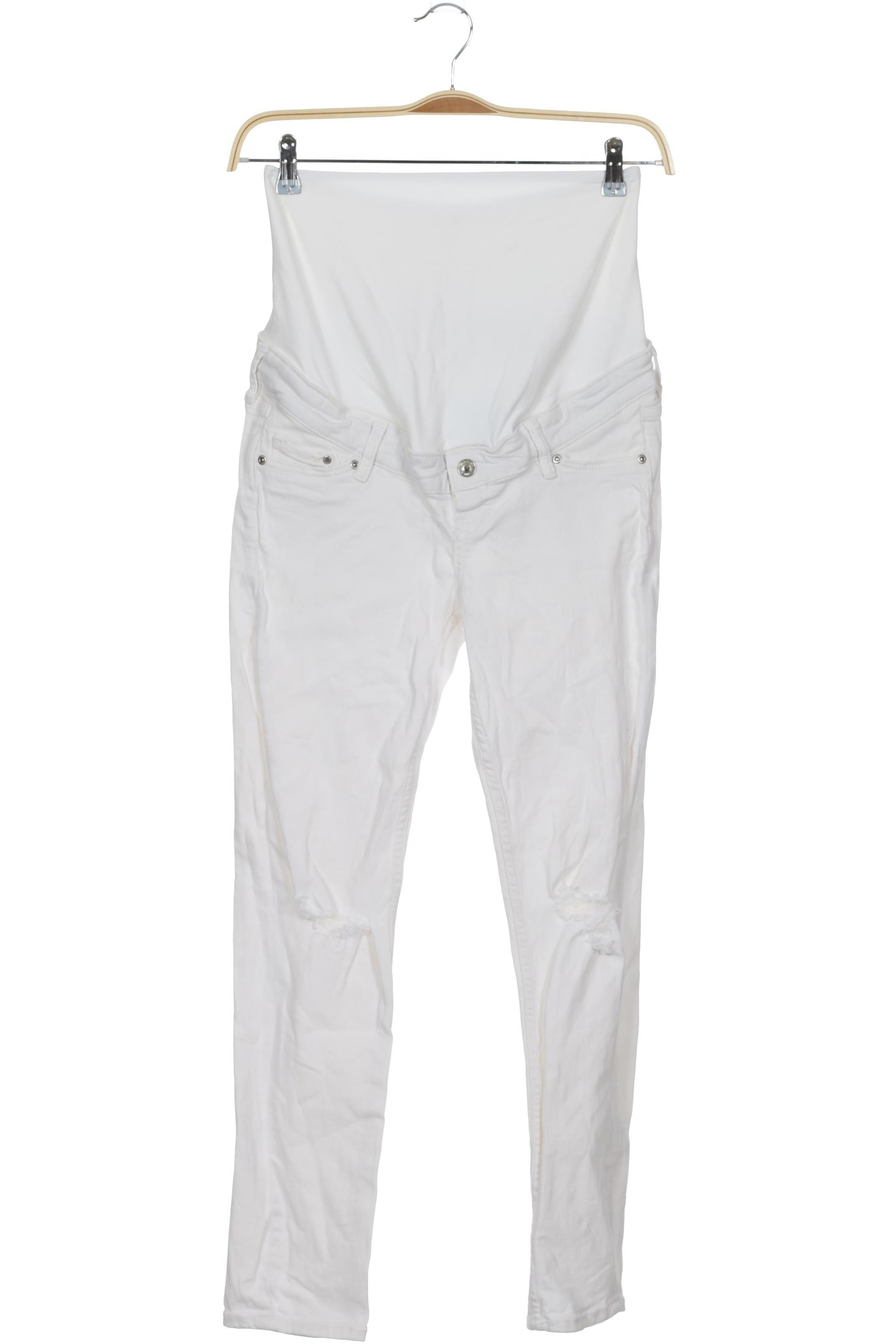 

H&M Mama Damen Jeans, weiß, Gr. 38