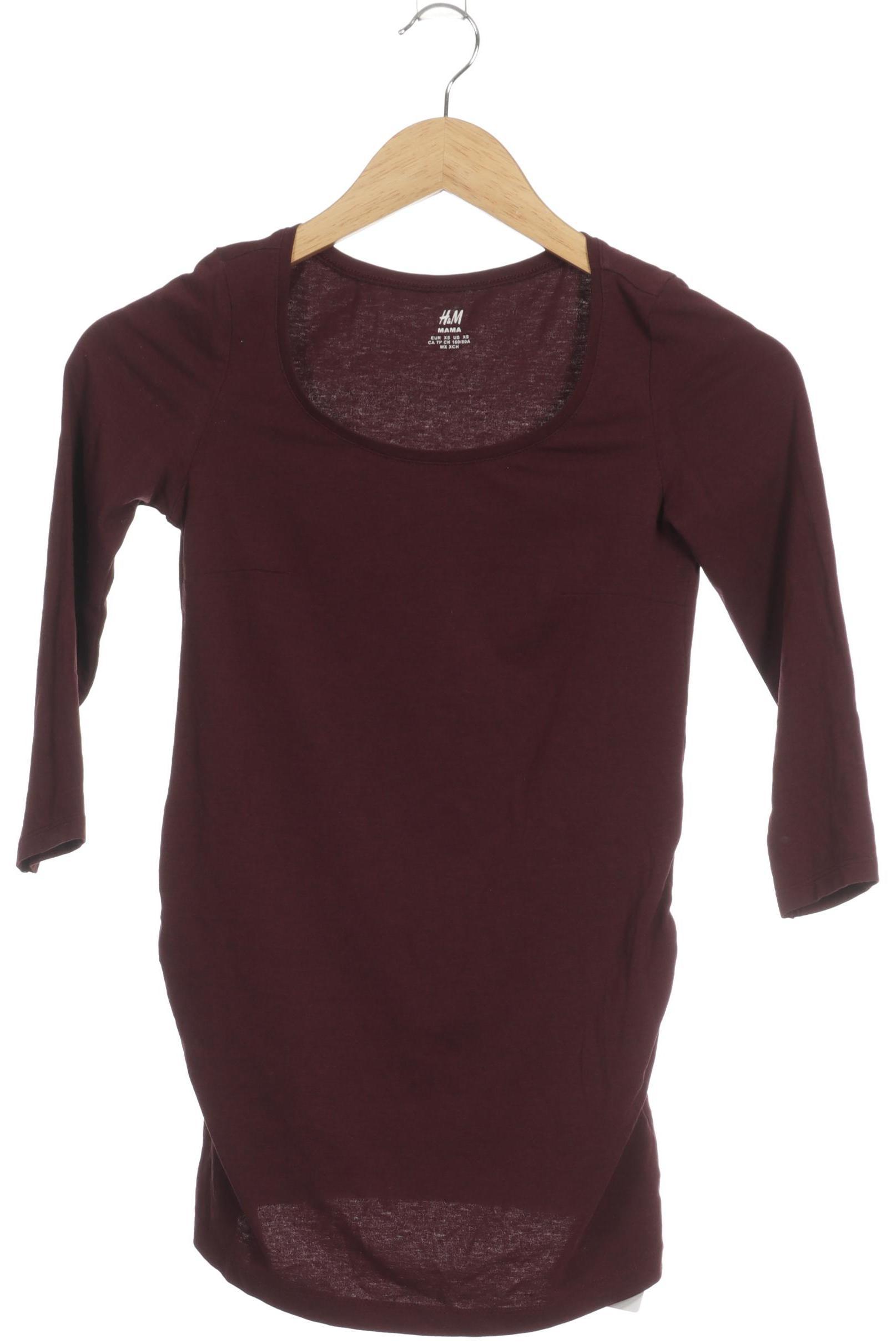 

H&M Mama Damen Langarmshirt, rot, Gr.