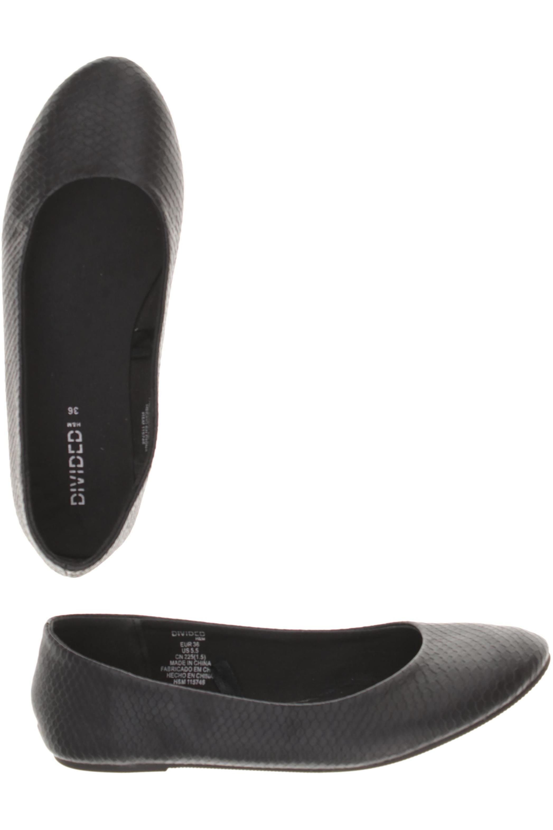 

H&M Damen Ballerinas, schwarz, Gr. 36
