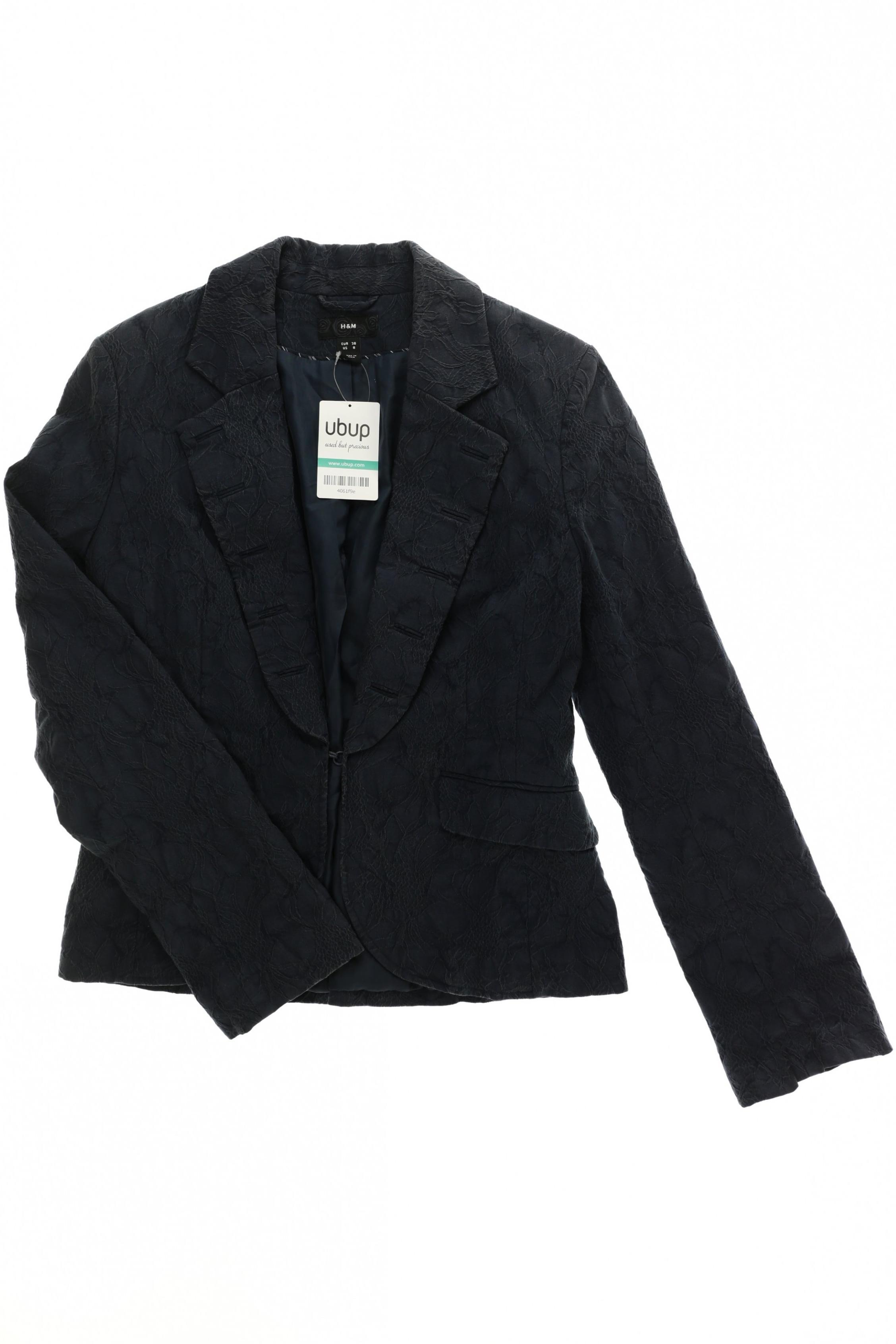 

H&M Damen Blazer, blau, Gr. 38