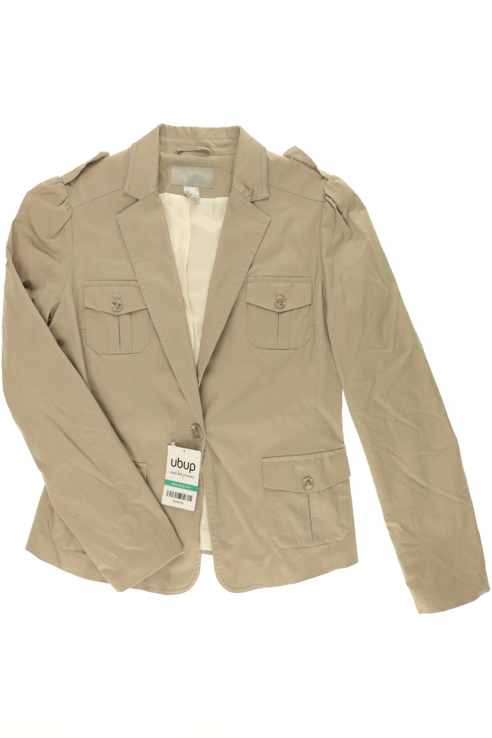 

H&M Damen Blazer, beige, Gr. 38
