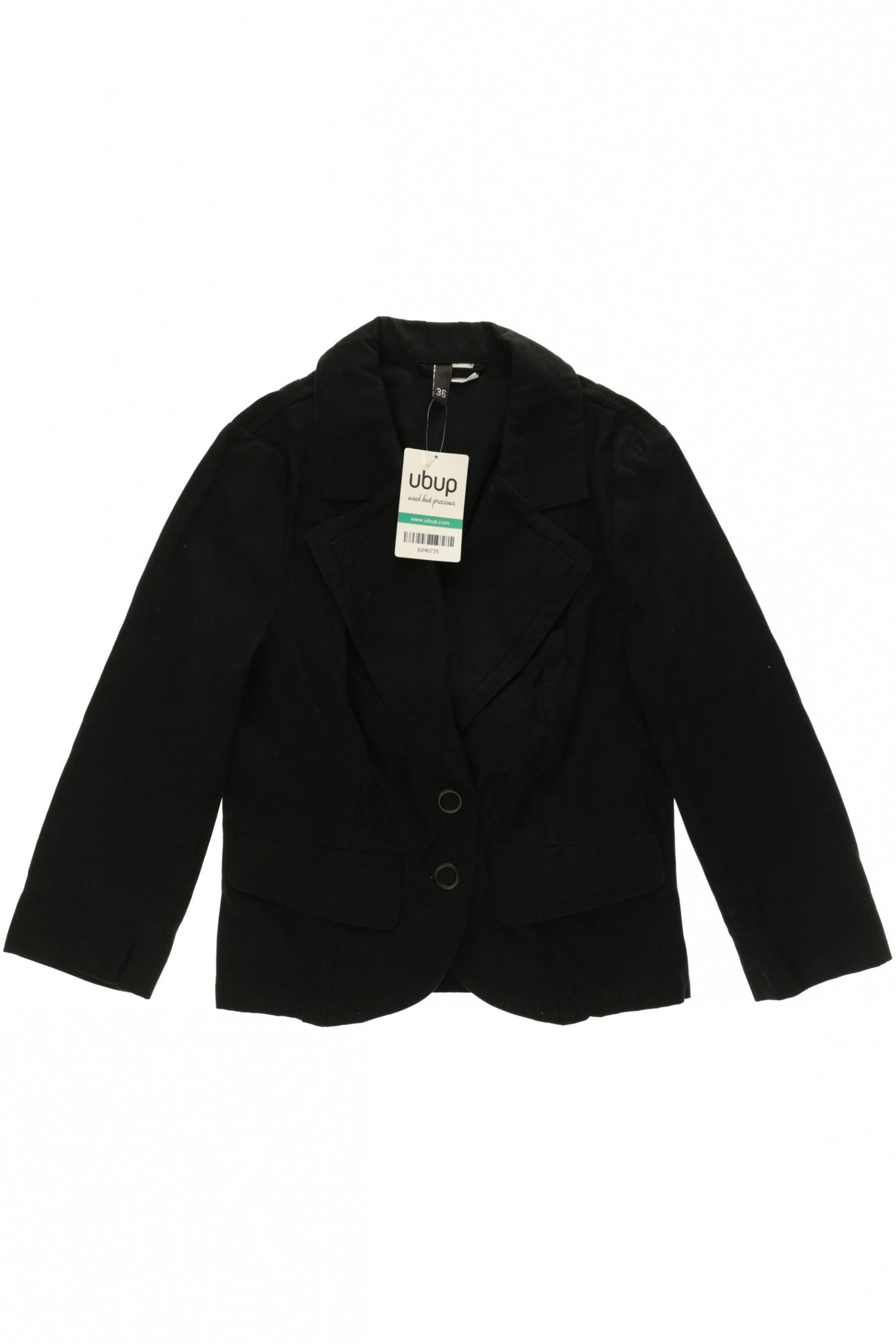 

H&M Damen Blazer, schwarz, Gr. 36