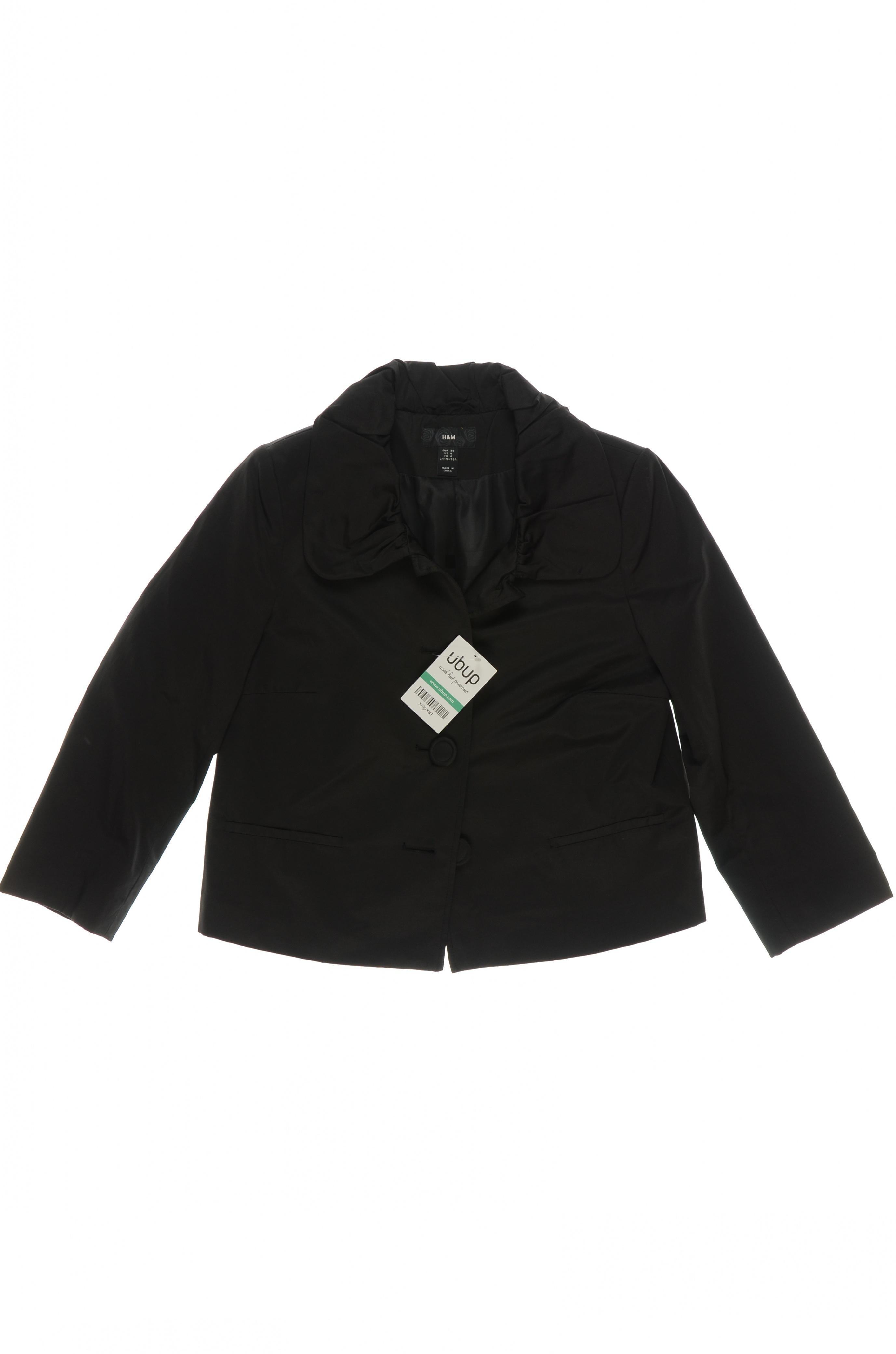 

H&M Damen Blazer, schwarz, Gr. 38