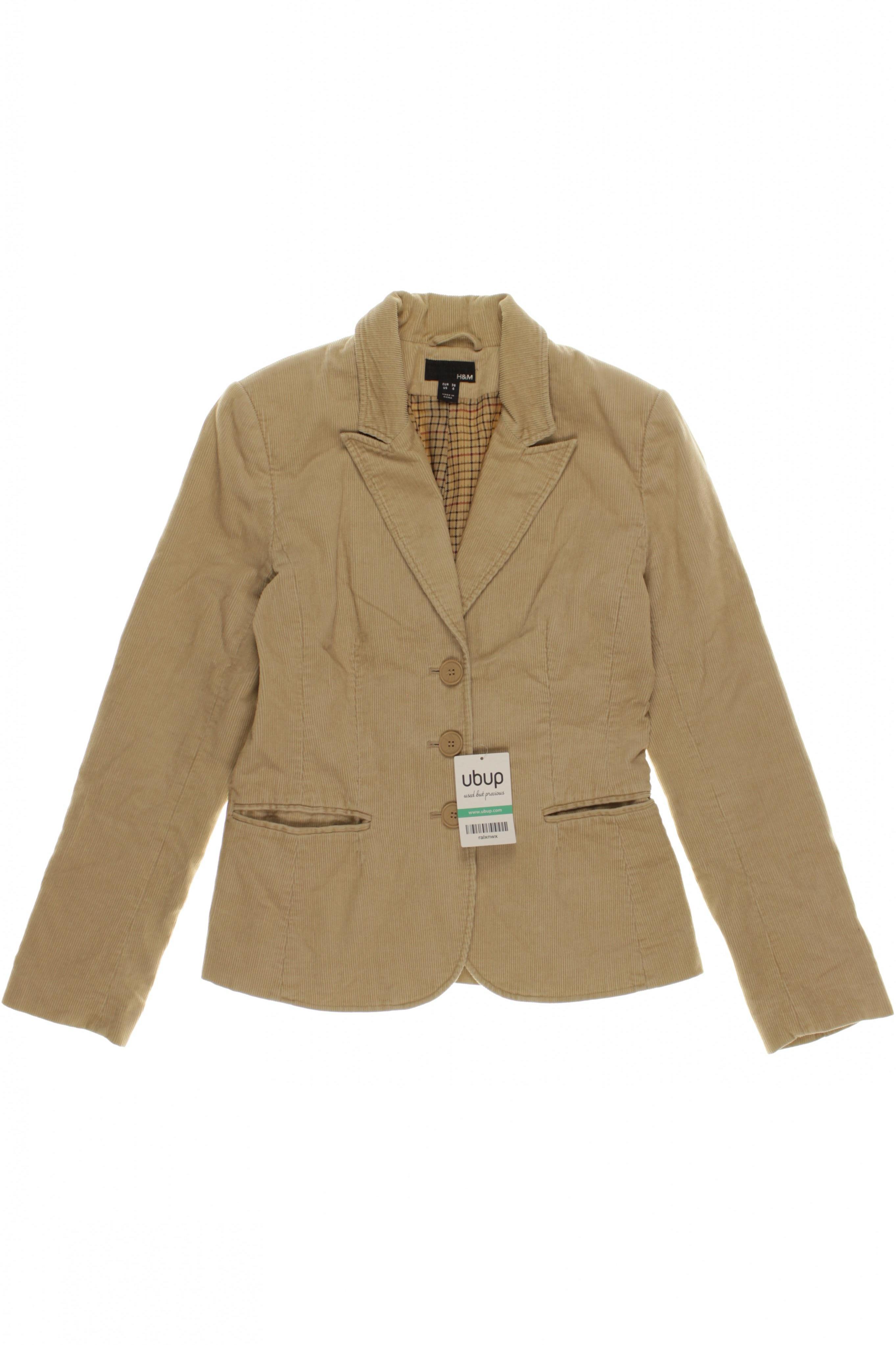 

H&M Damen Blazer, beige, Gr. 36