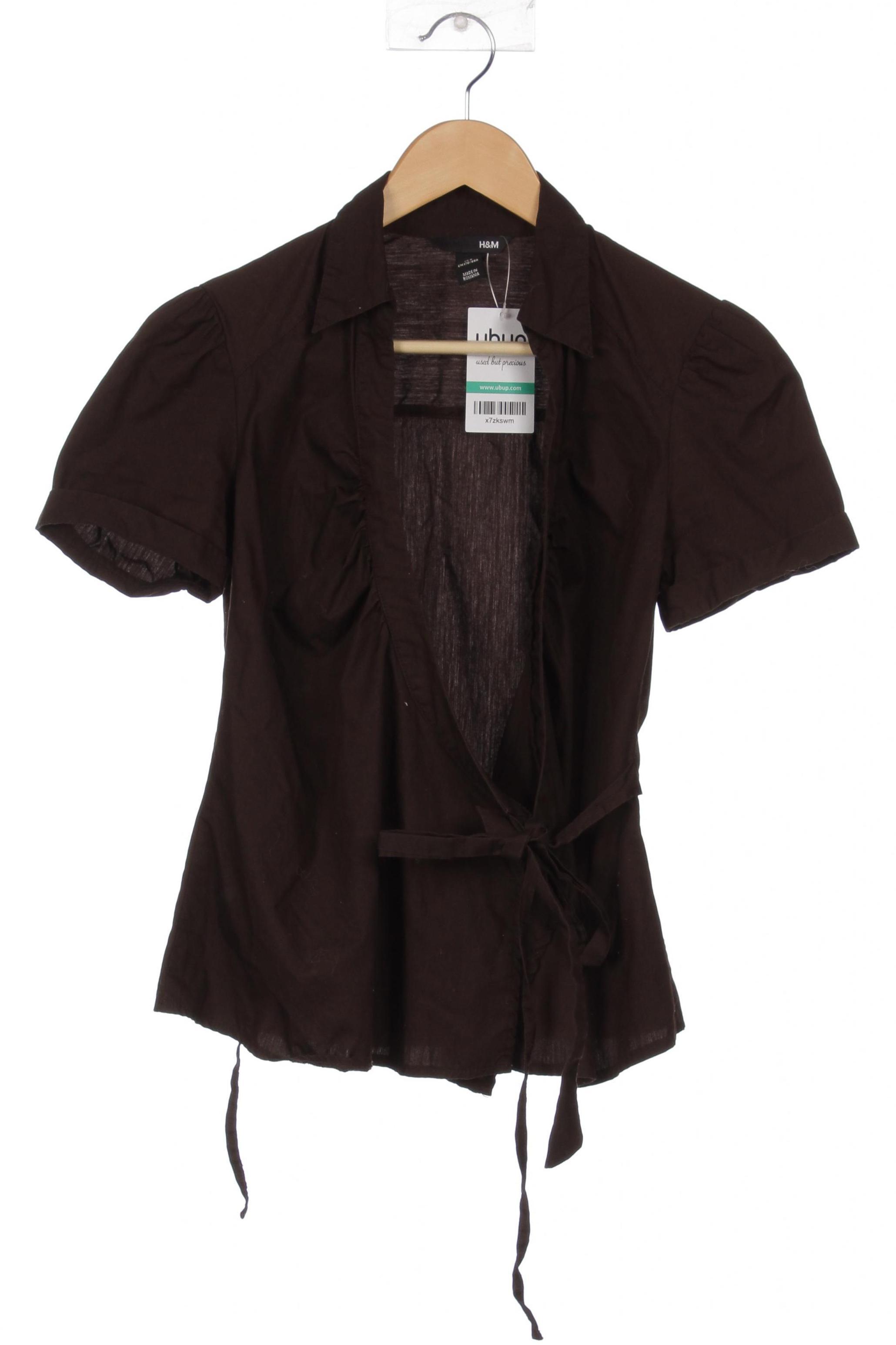 

H&M Damen Bluse, braun, Gr. 38