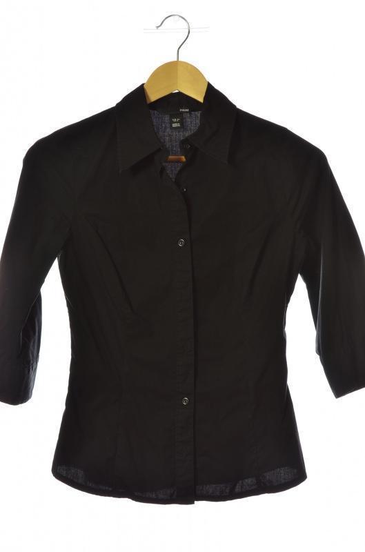 

H&M Damen Bluse, schwarz, Gr. 34