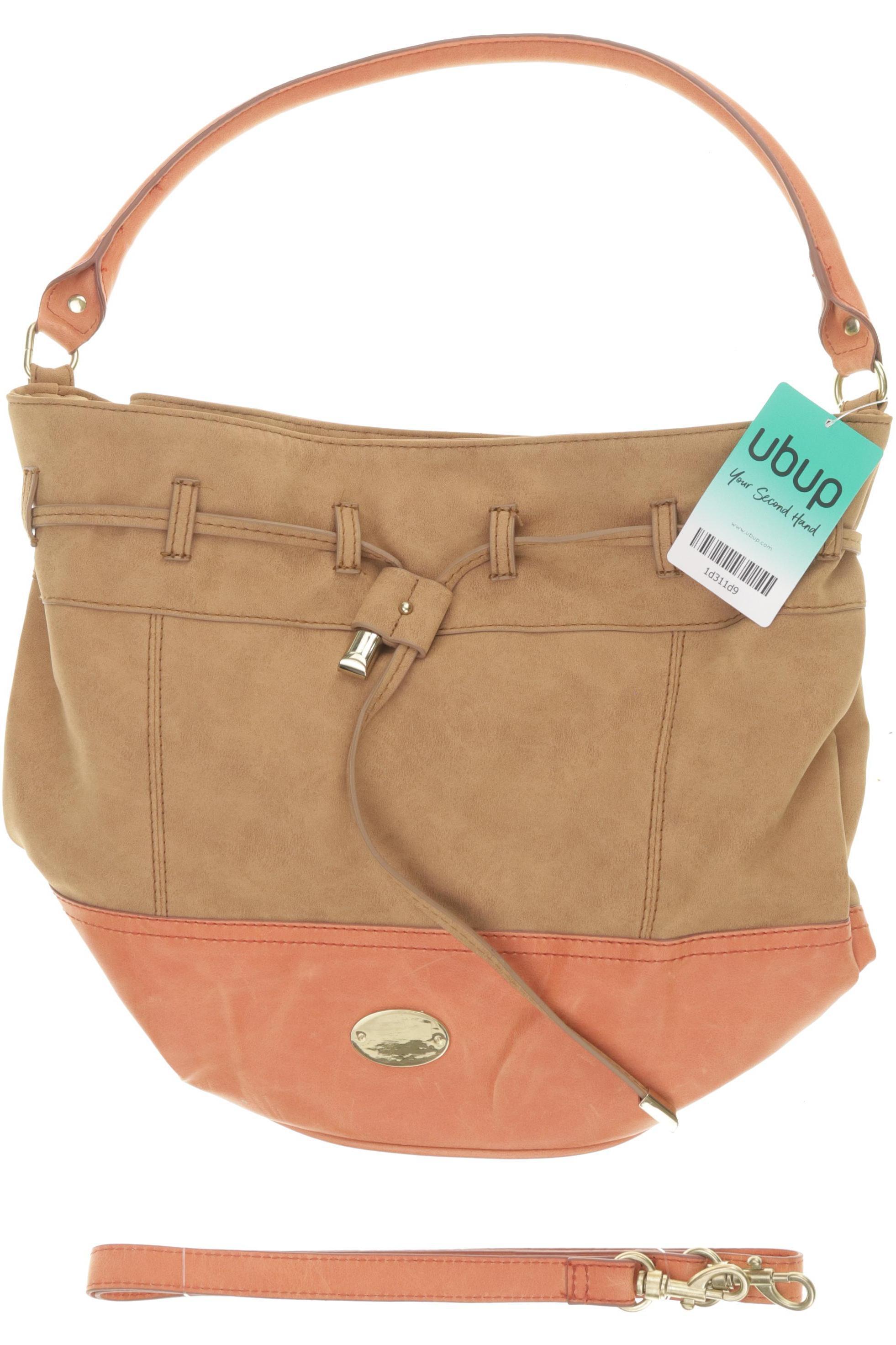 

H&M Damen Handtasche, beige, Gr.
