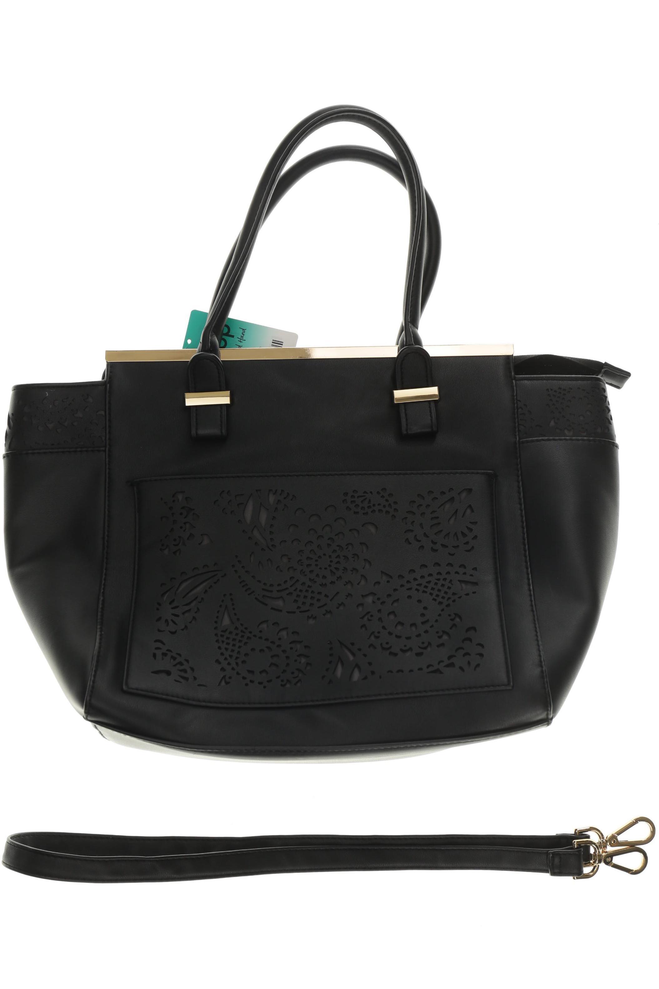 

H&M Damen Handtasche, schwarz, Gr.