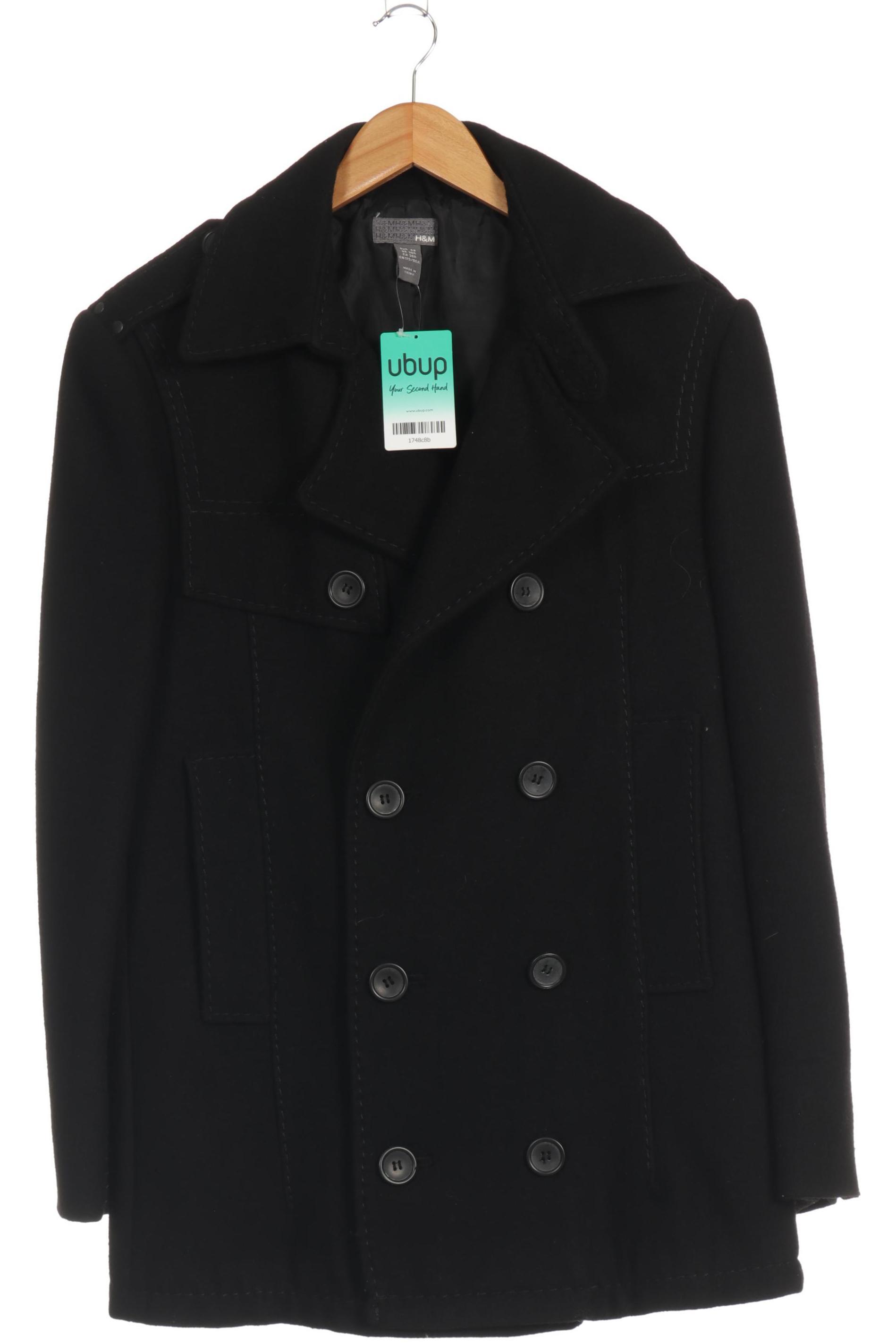 

H&M Damen Jacke, schwarz, Gr. 48