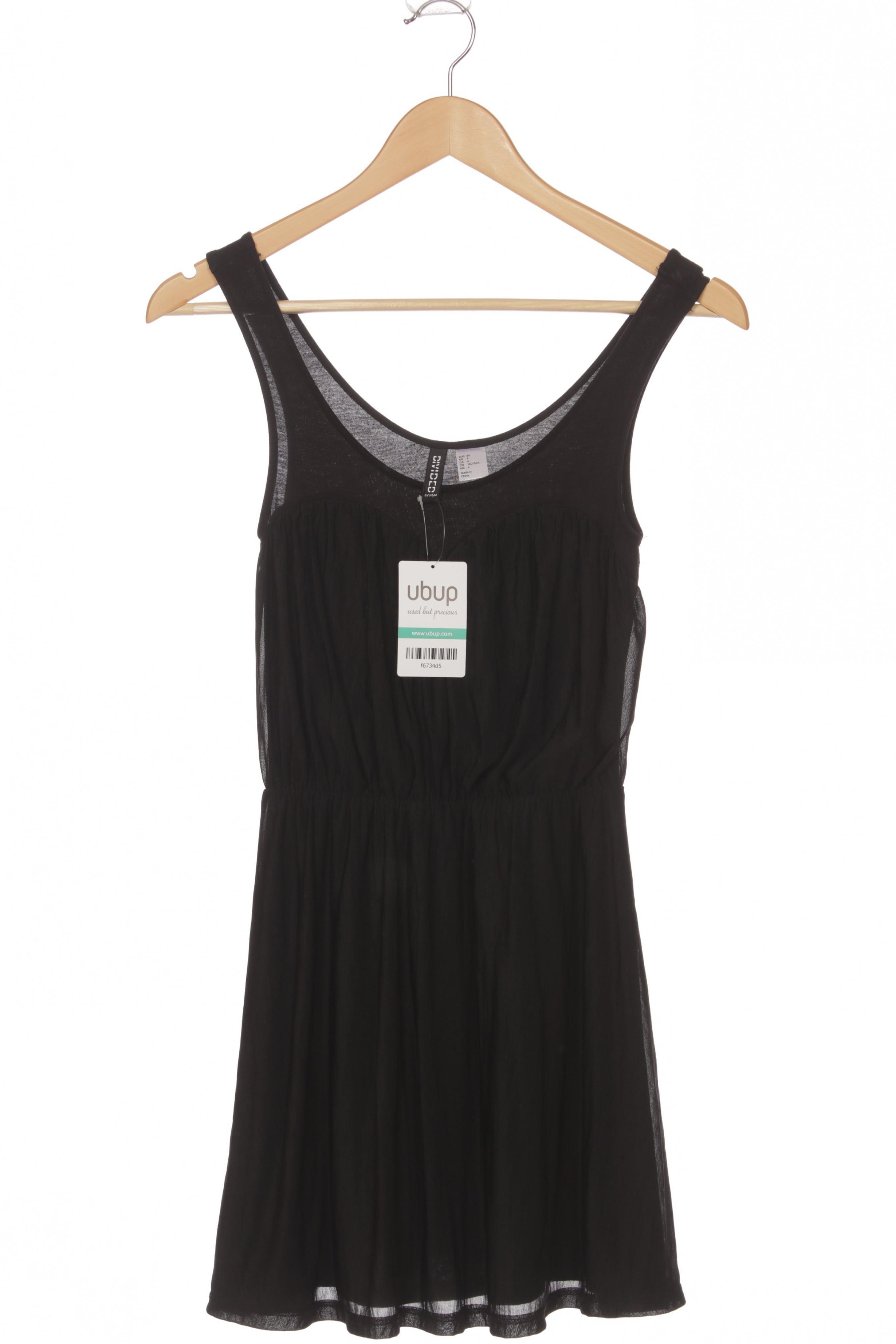 

H&M Damen Kleid, schwarz, Gr. 34