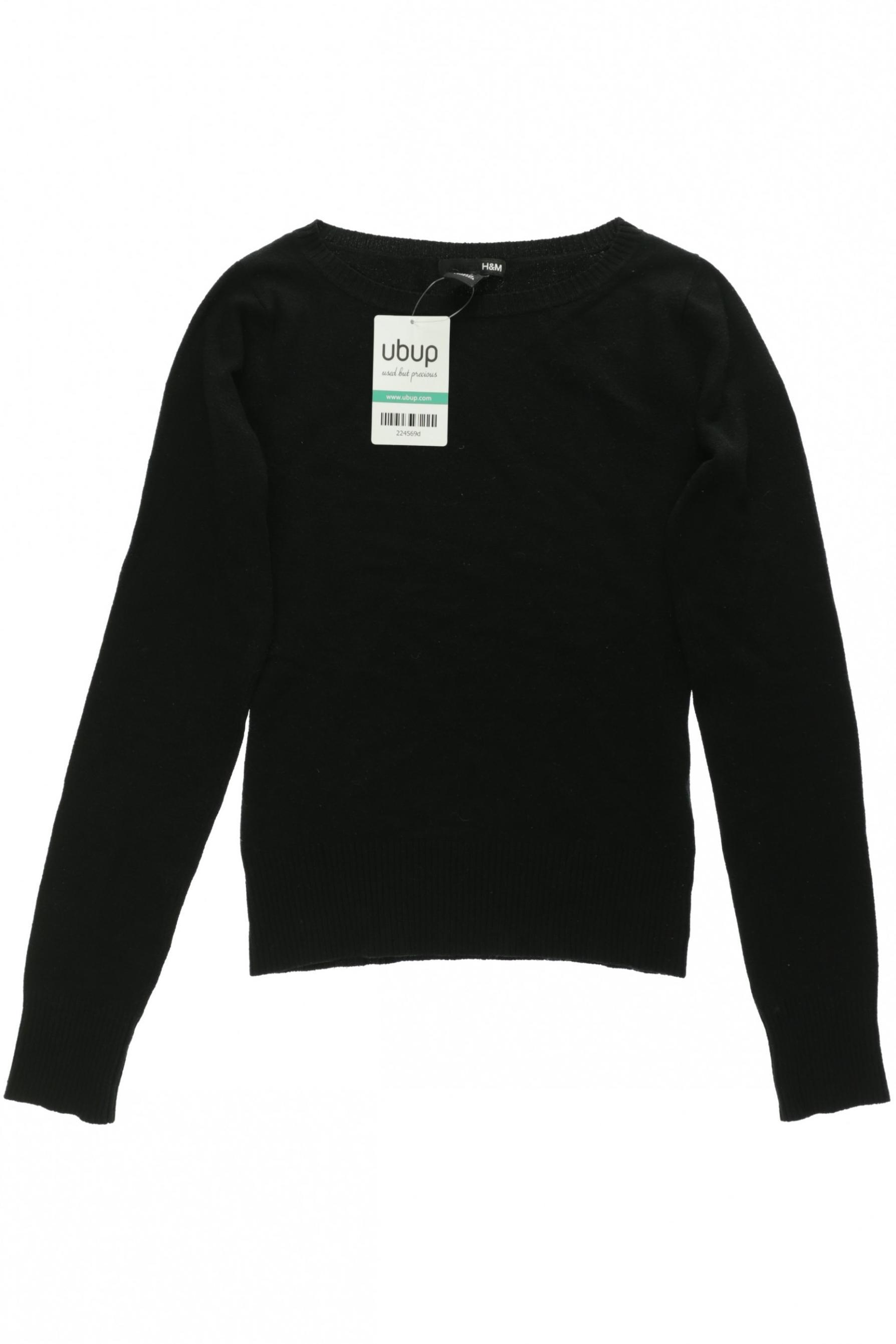 

H&M Damen Langarmshirt, schwarz, Gr.