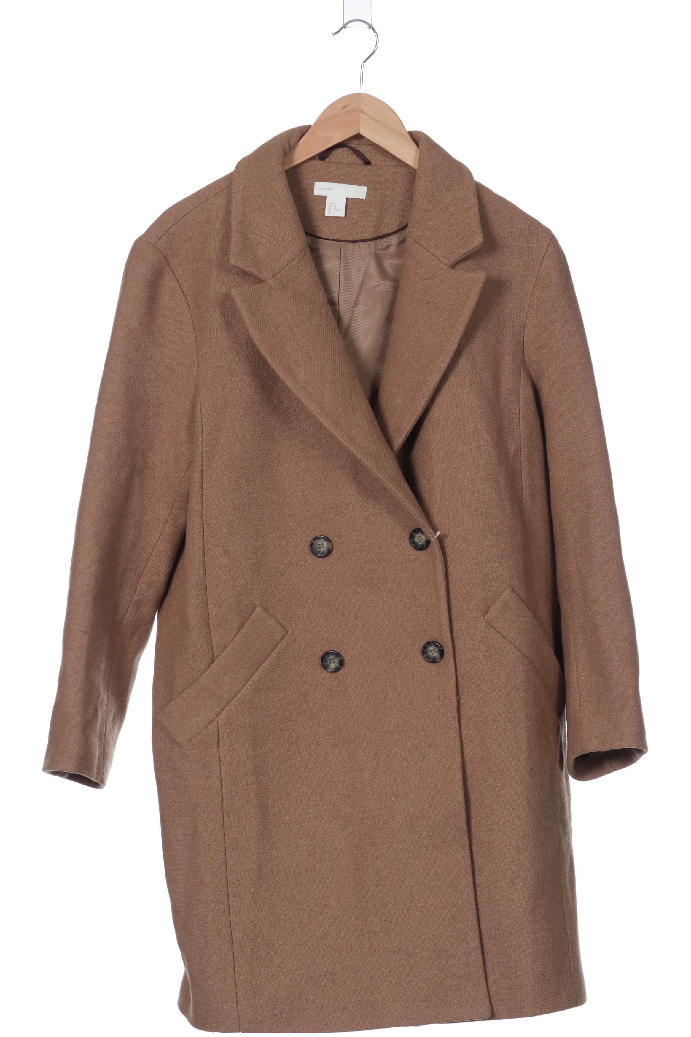 

H&M Damen Mantel, braun, Gr. 42